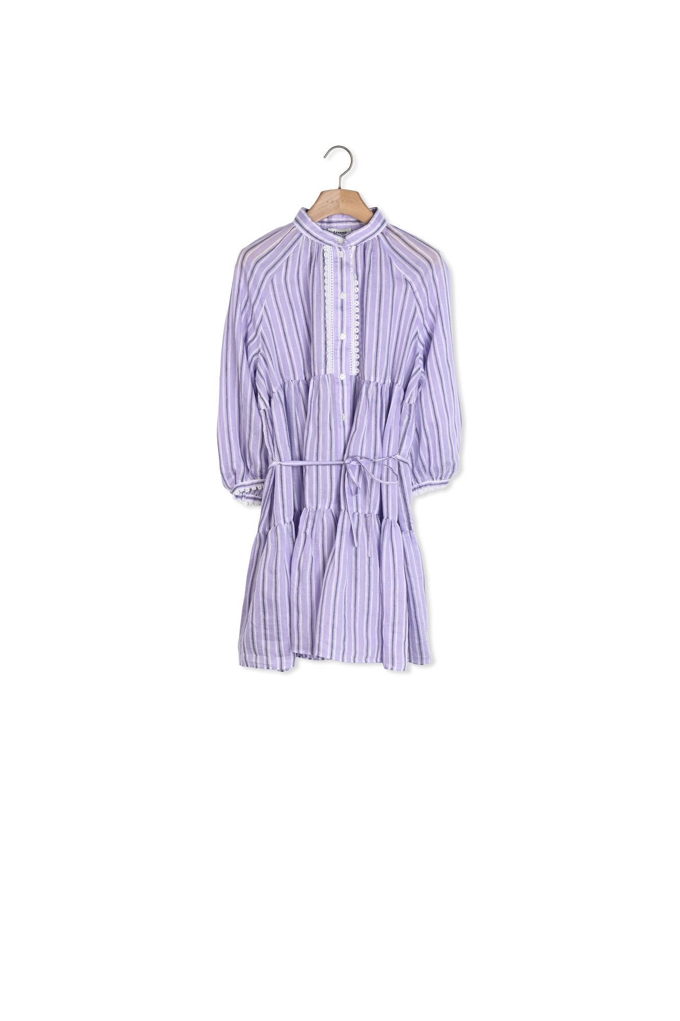 Robe courte à rayures Sandro seconde main