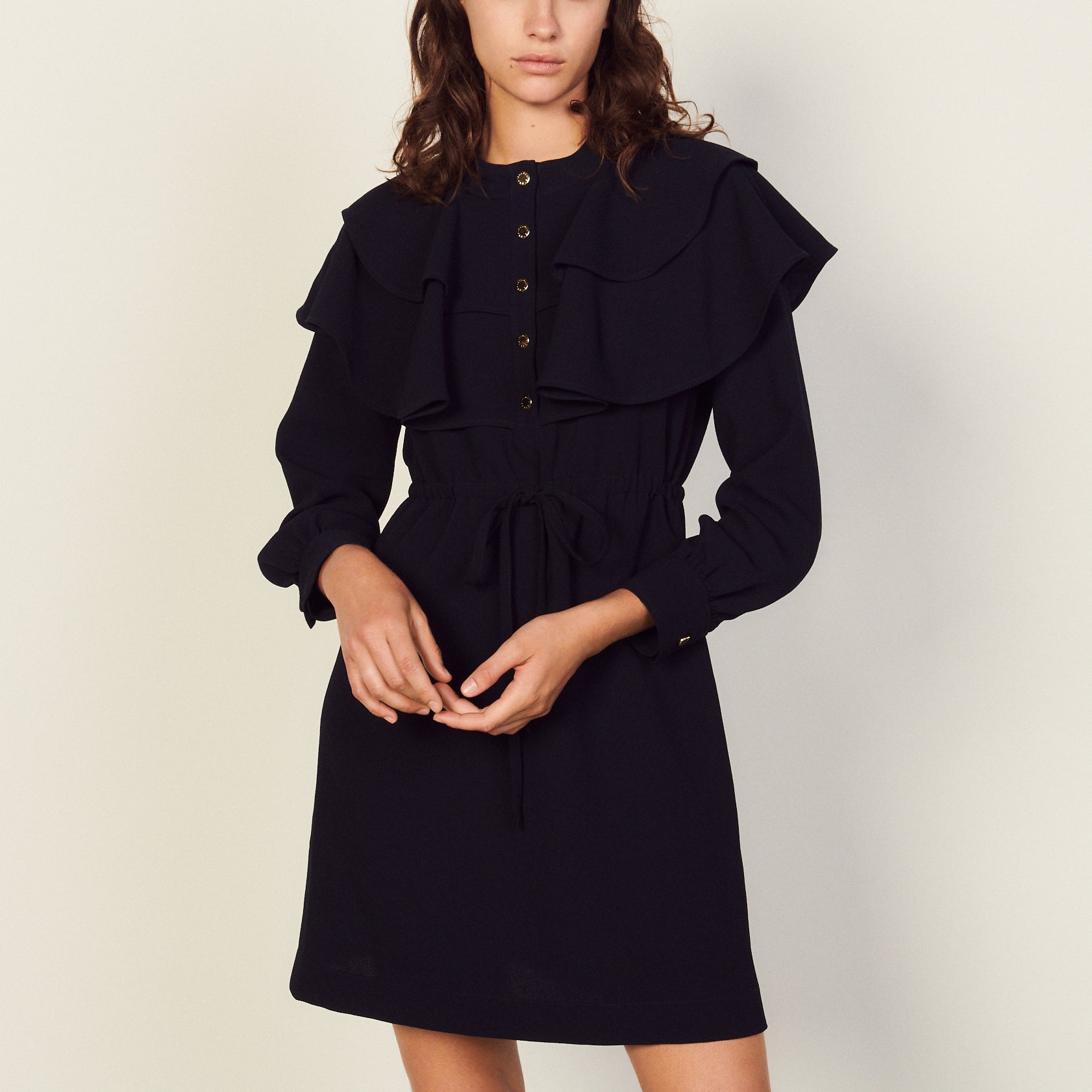 Robe avec volants oversize Sandro seconde main