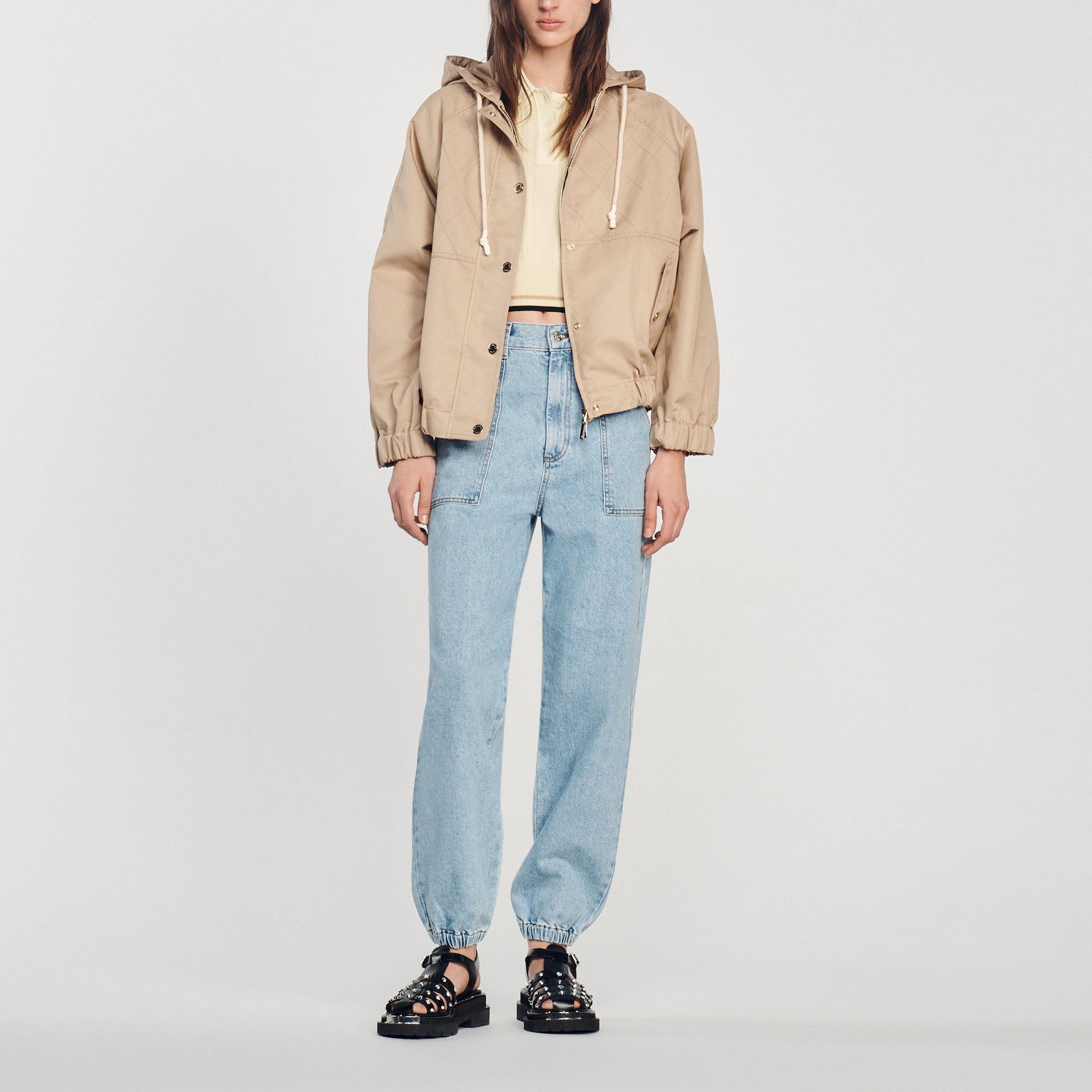 Parka à capuche Sandro seconde main