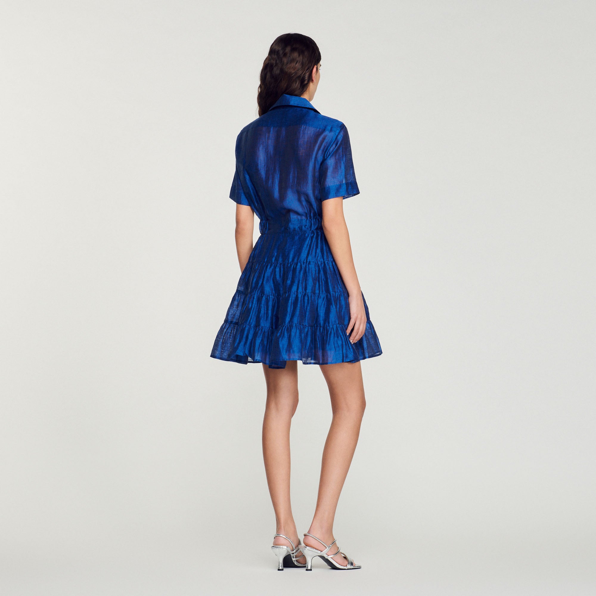 Robe courte volantée Sandro seconde main