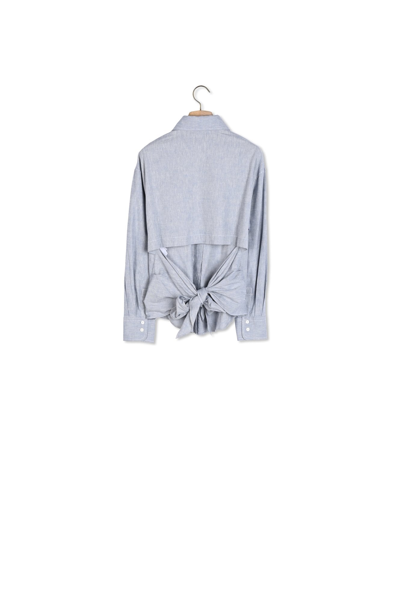 Chemise longue à dos noué Sandro seconde main