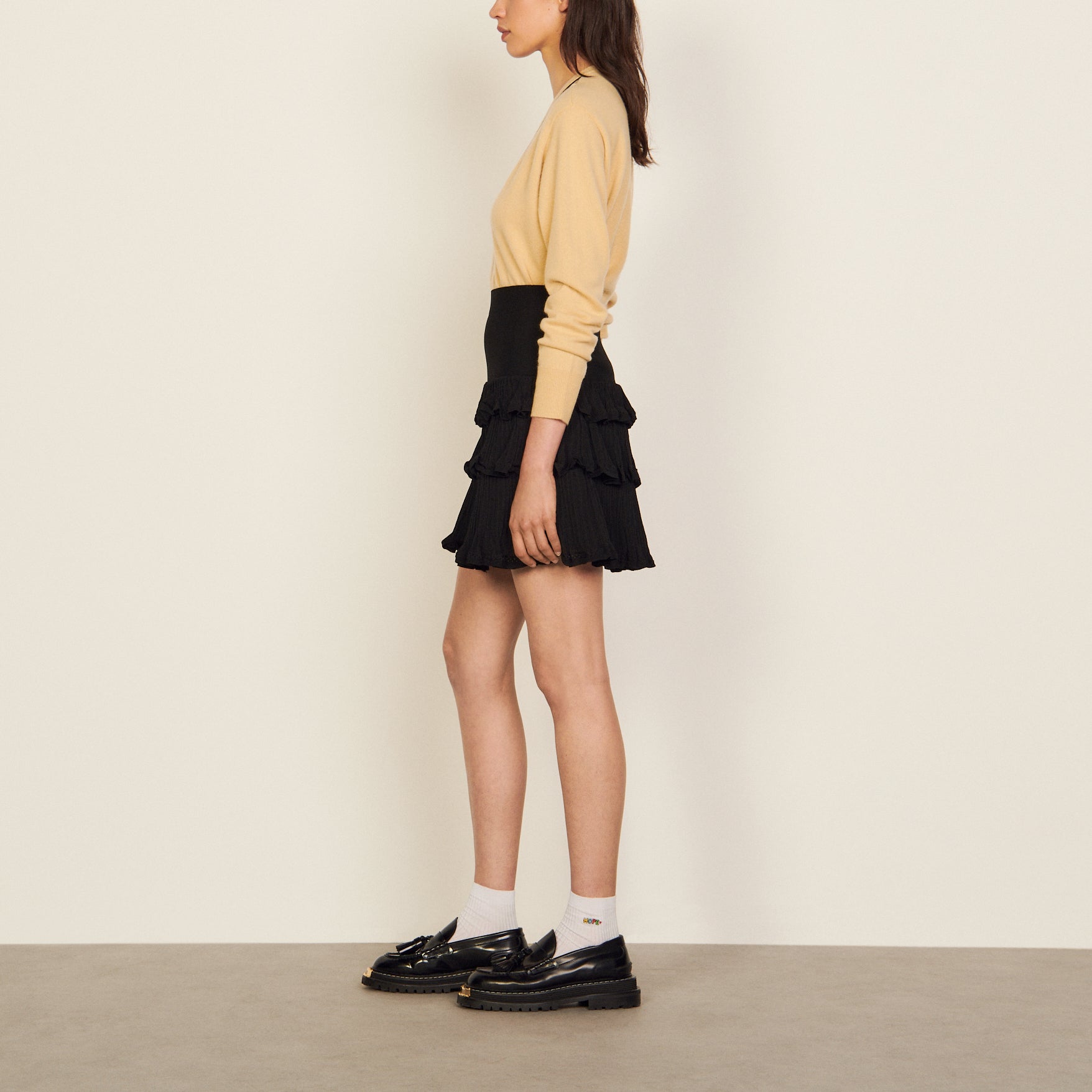 Jupe Noir Sandro seconde main