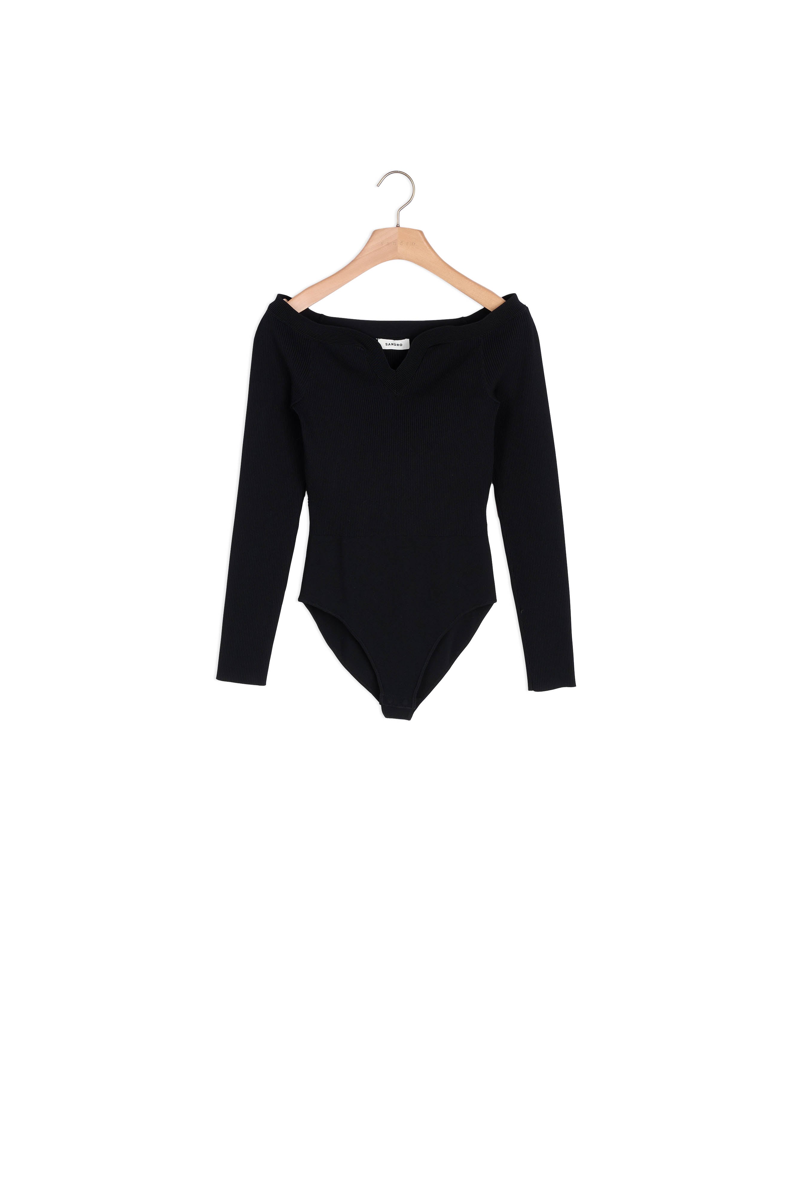 Body en Maille à encolure cœur Sandro seconde main