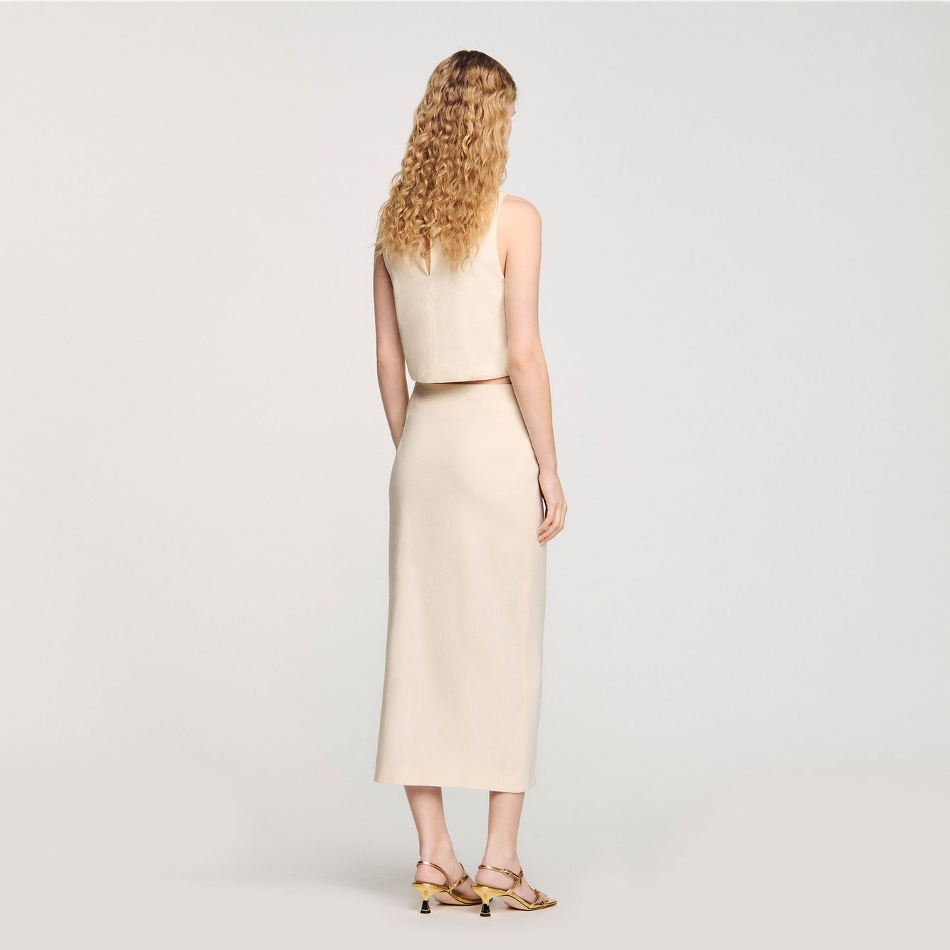 Jupe longue fendue Sandro seconde main