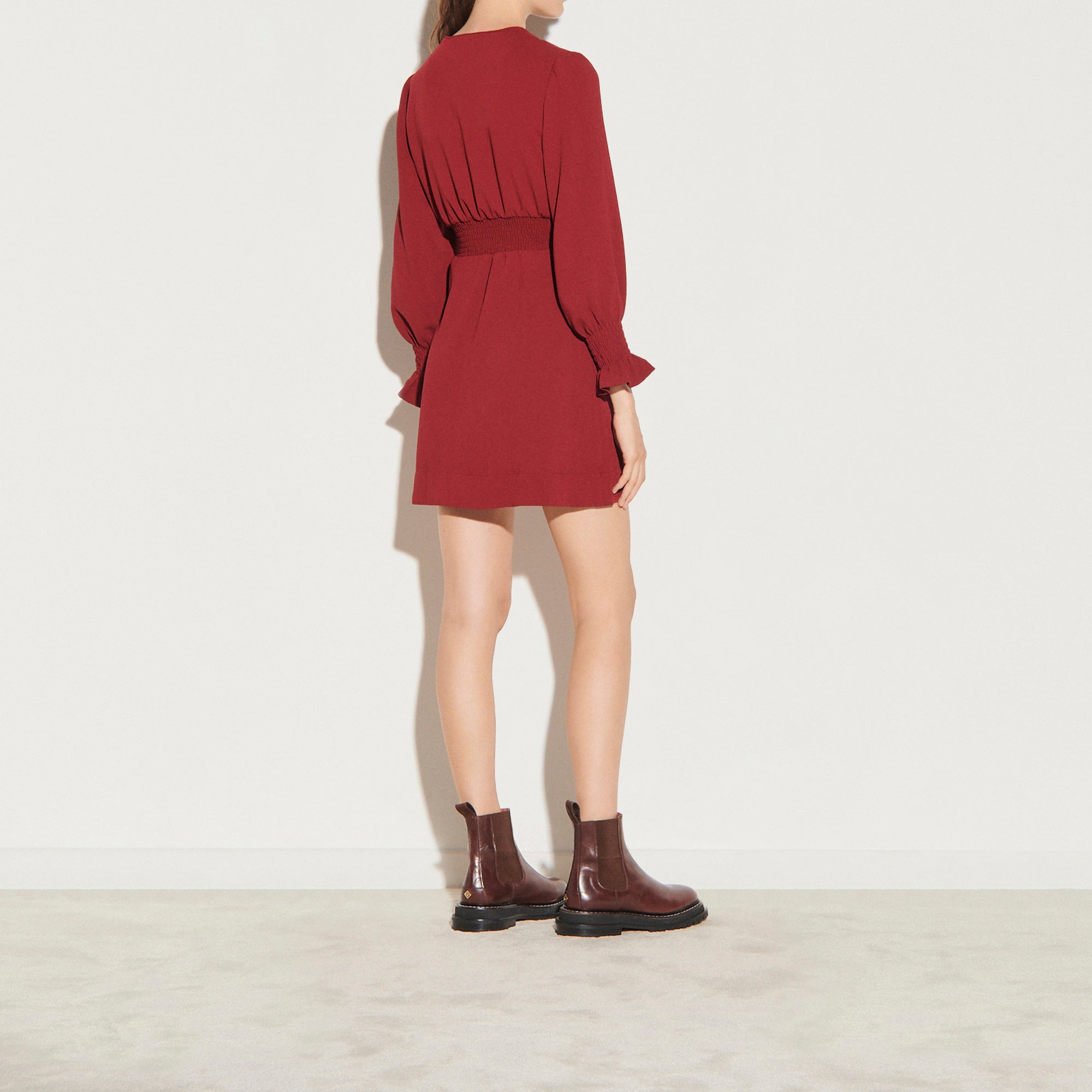 Robe à pressions et ceinture smockée Sandro seconde main