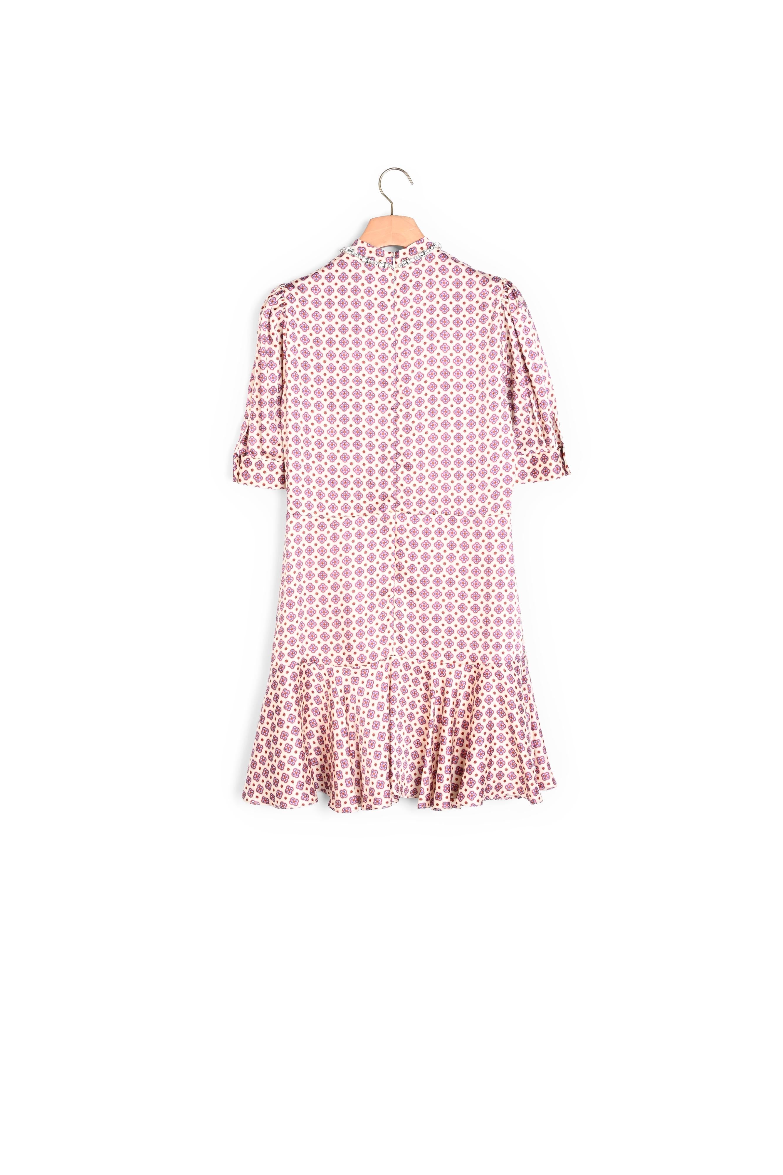 Robe courte imprimée Sandro seconde main