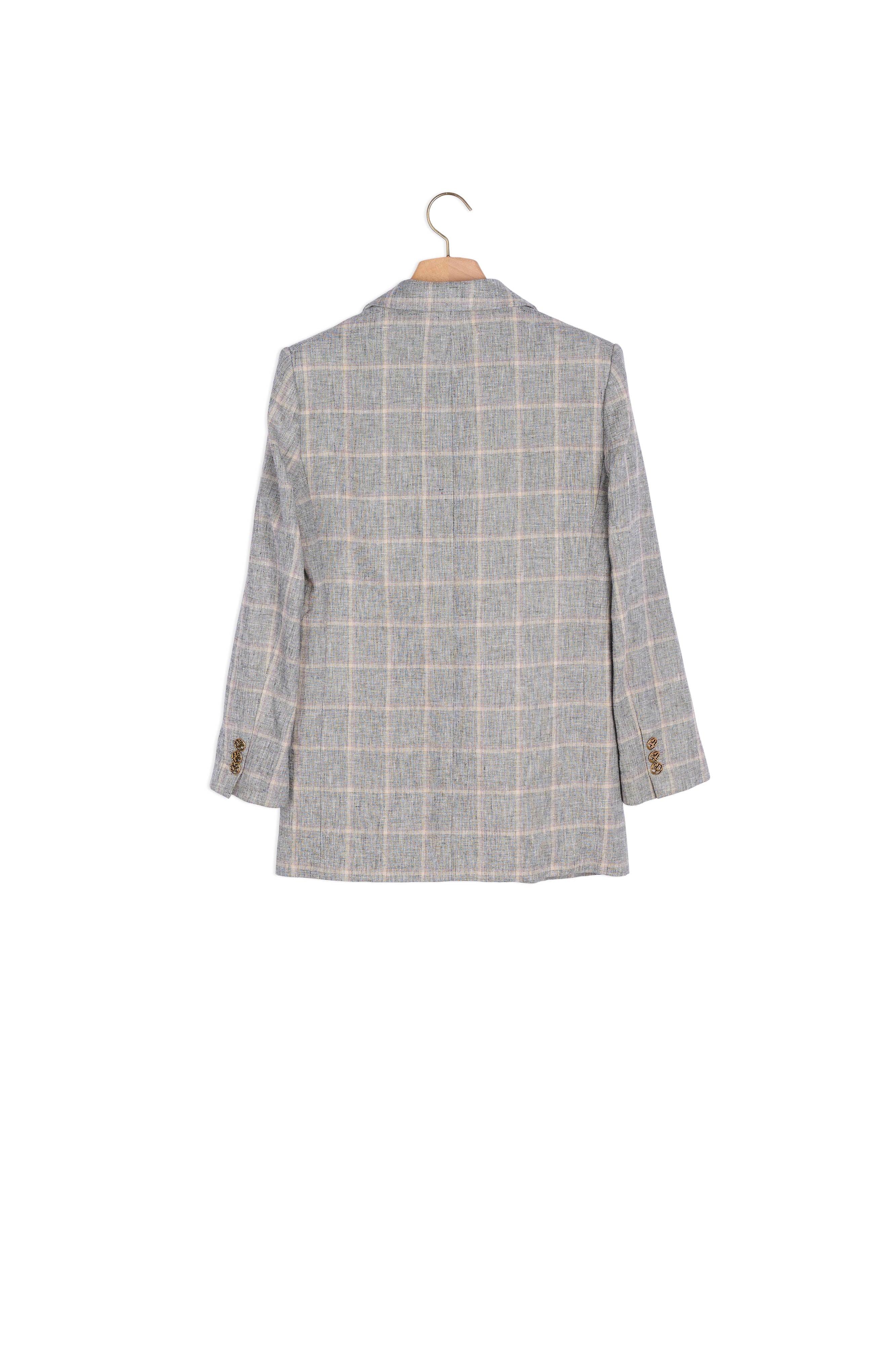 Blazer à carreaux Sandro seconde main