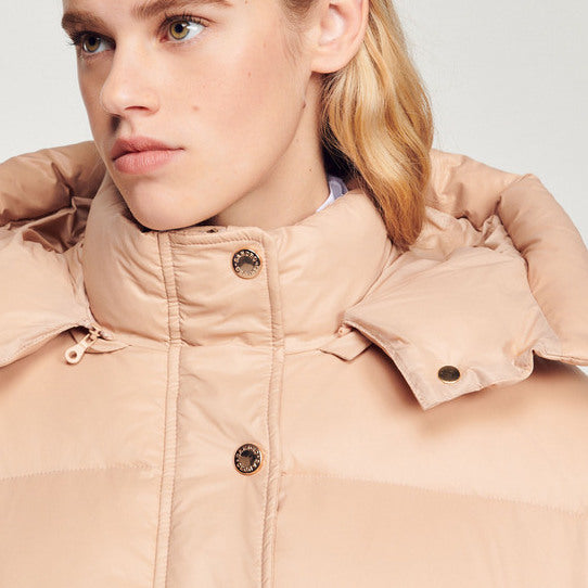 Doudoune courte à capuche Sandro seconde main