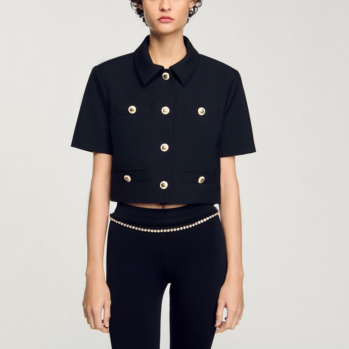 Veste à manches courtes Sandro seconde main