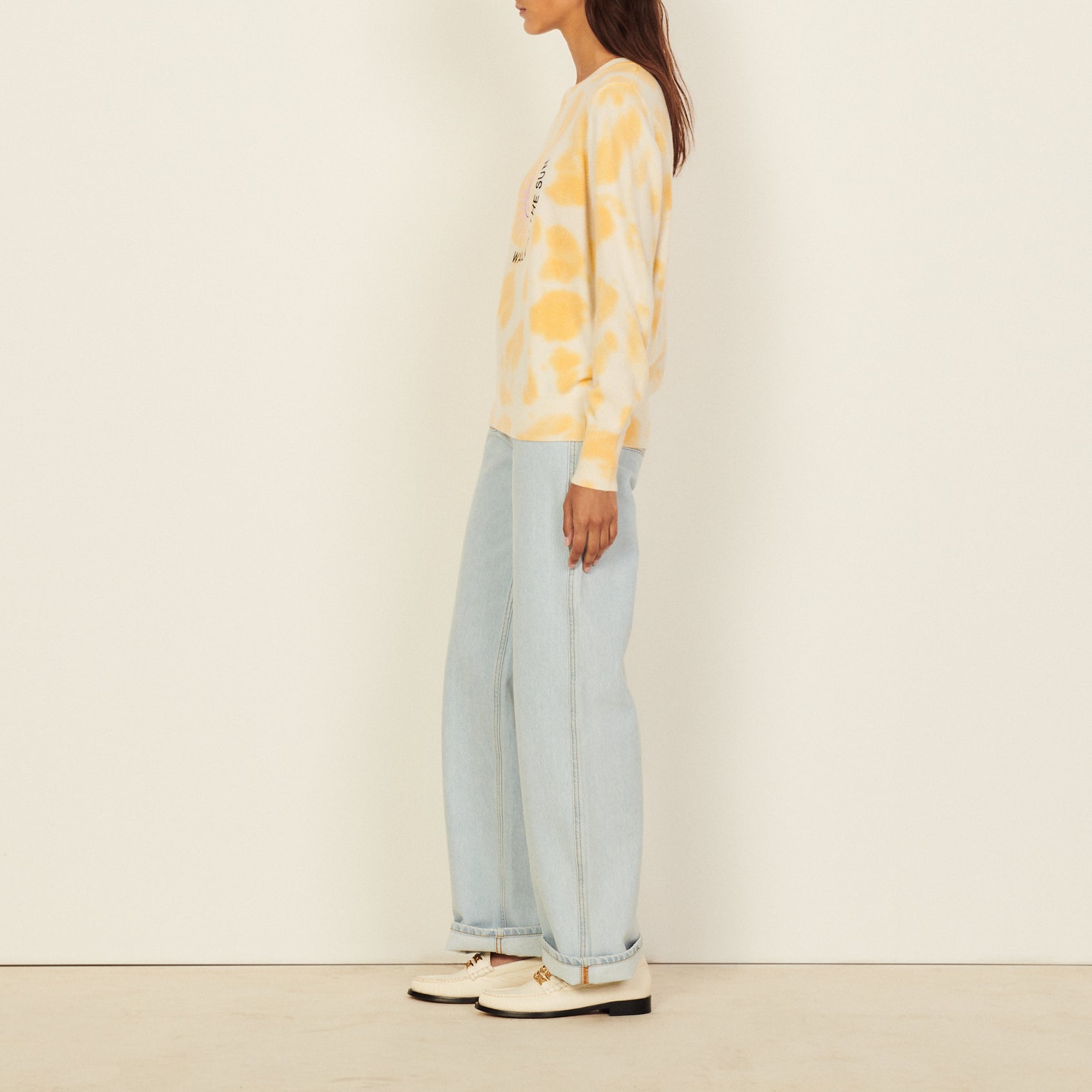 Smiley® Pull jacquard tie and dye Sandro seconde main