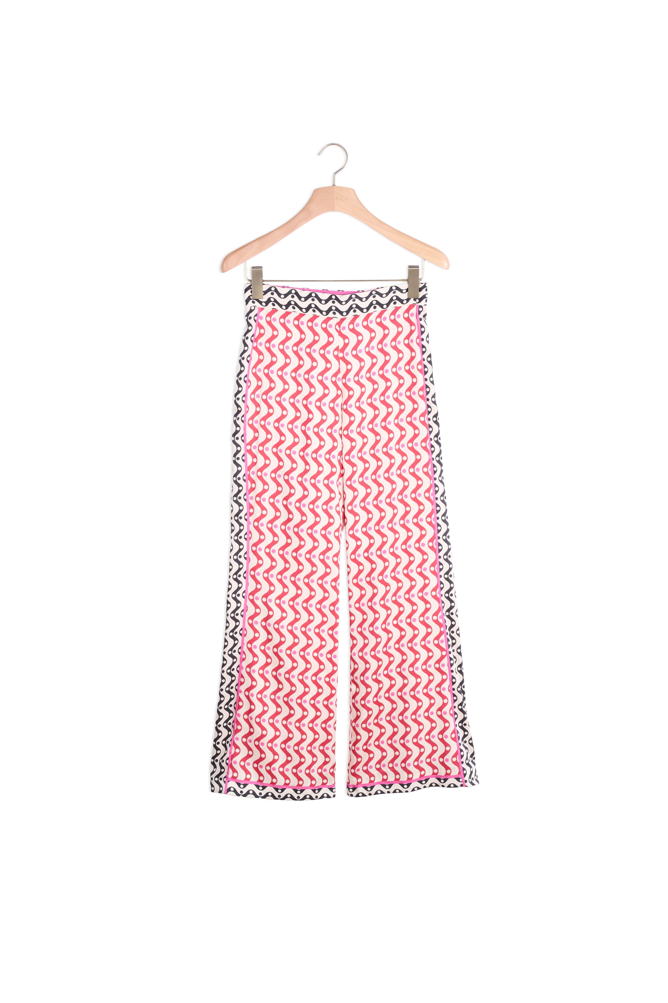 Pantalon fluide imprimé étoiles Sandro seconde main