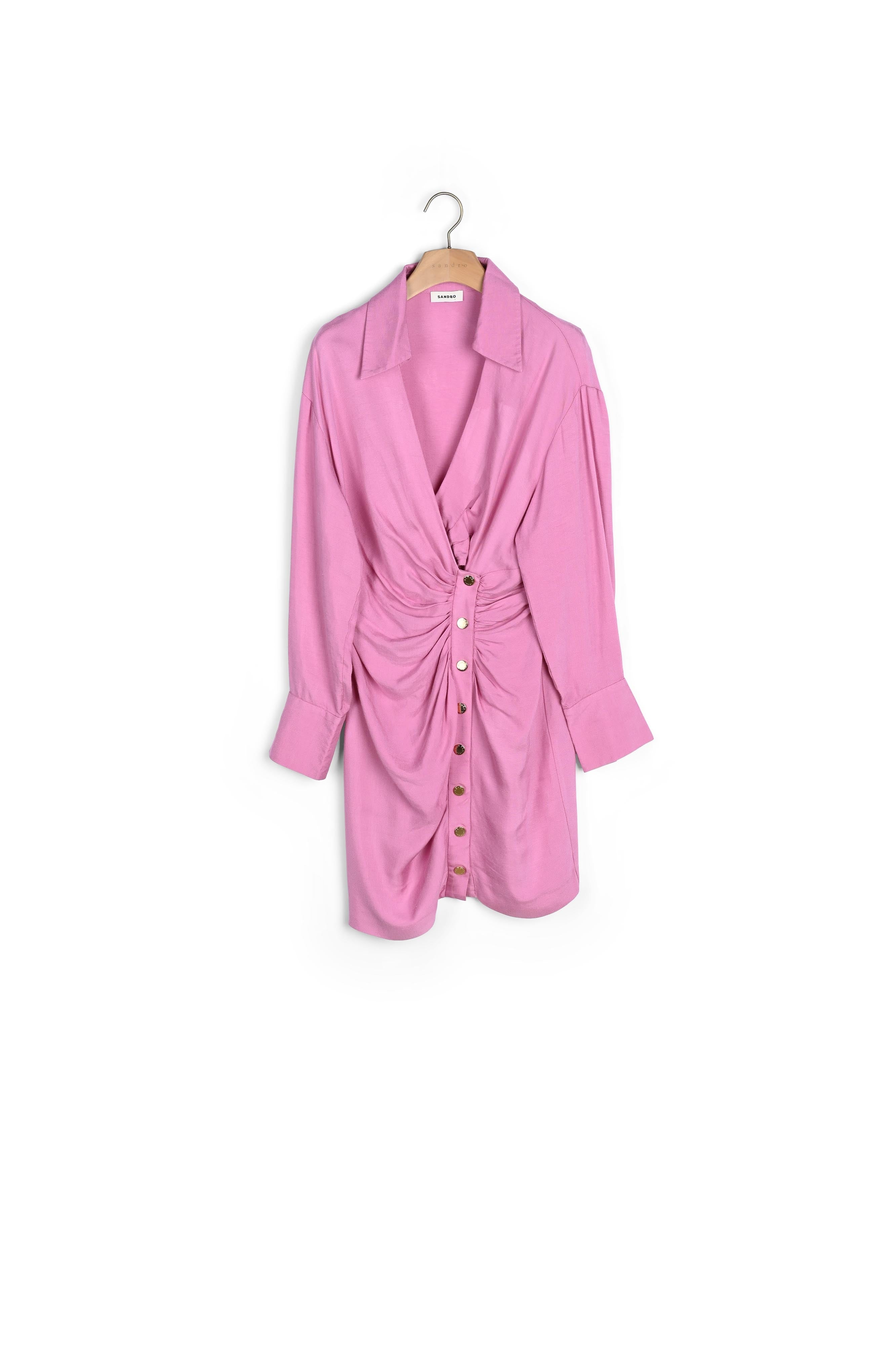 Robe drapée à manches longues Sandro seconde main