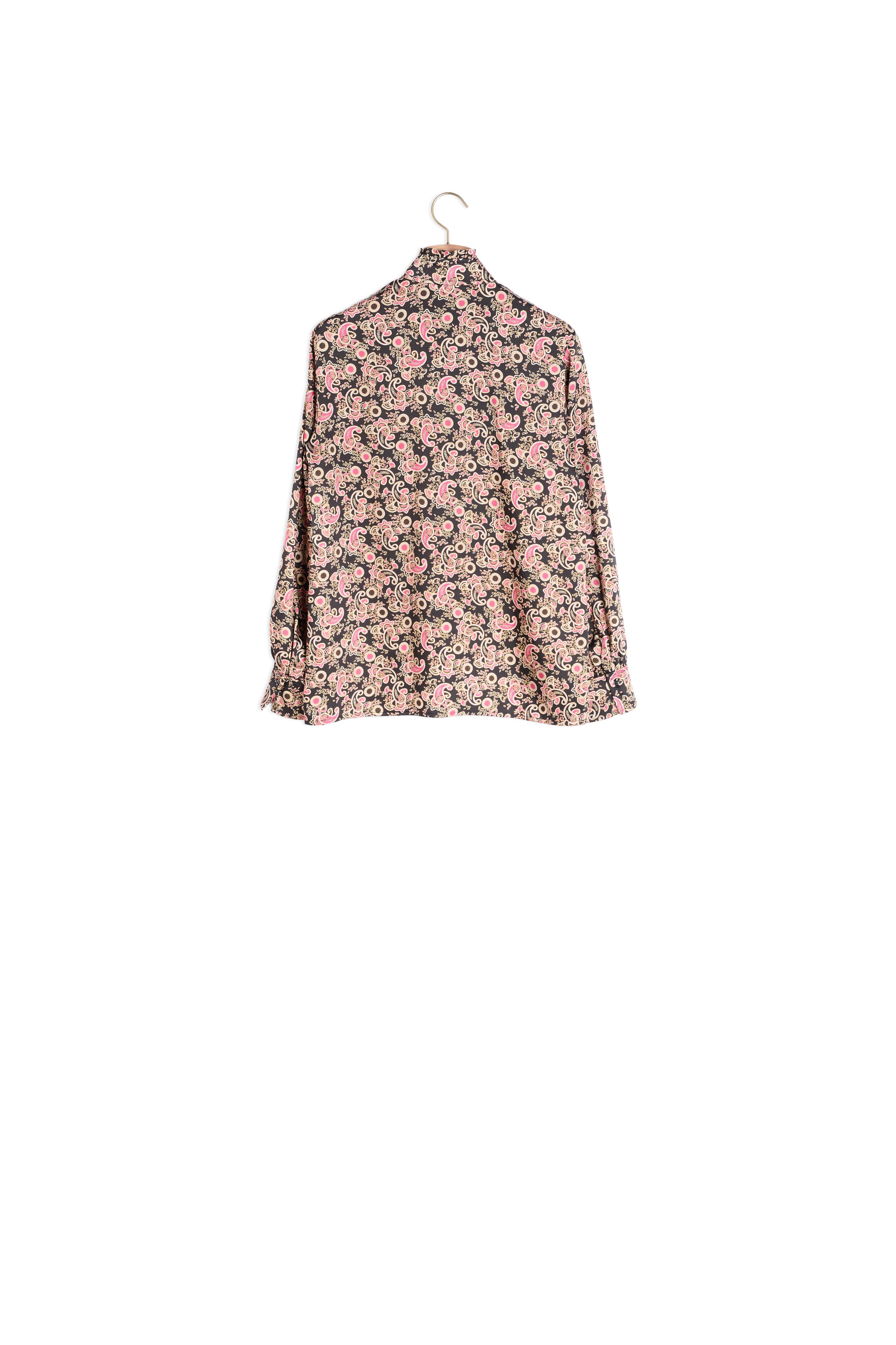 Chemisier à col montant bordé de volants Sandro seconde main