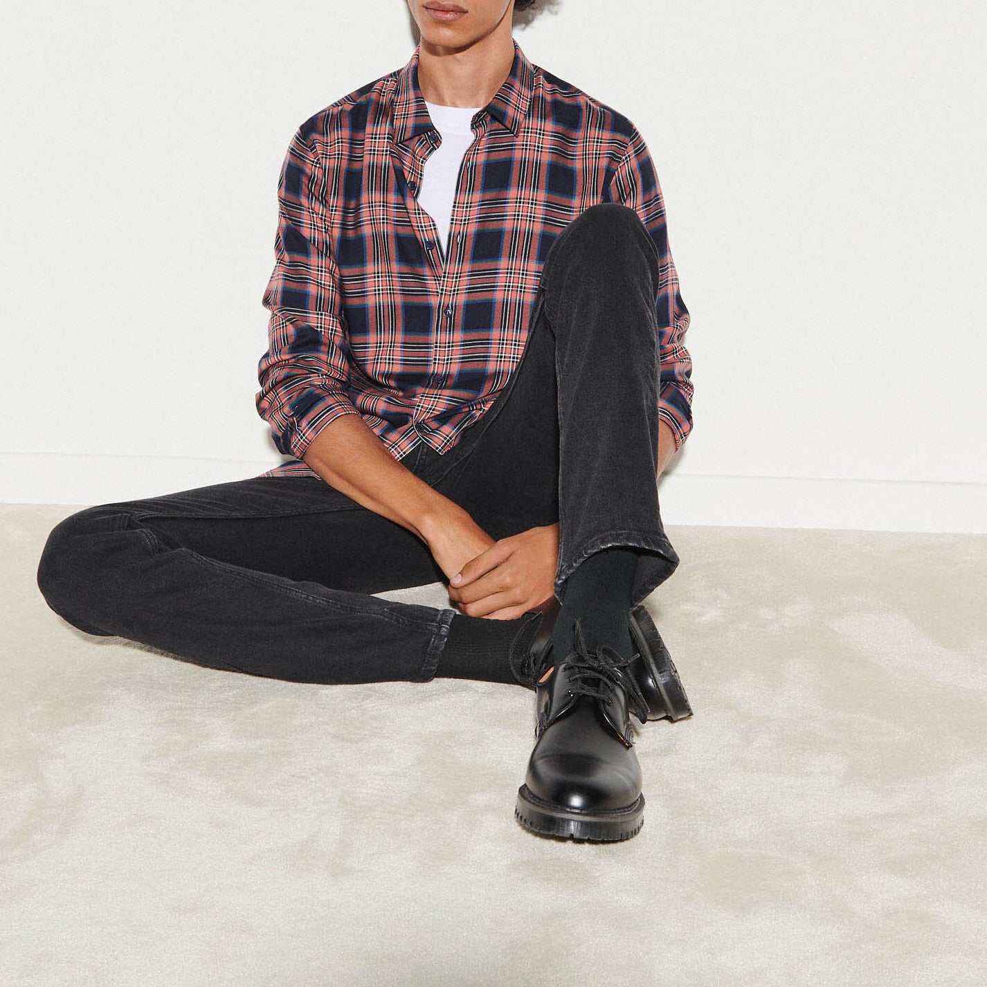 Chemise à carreaux Sandro seconde main