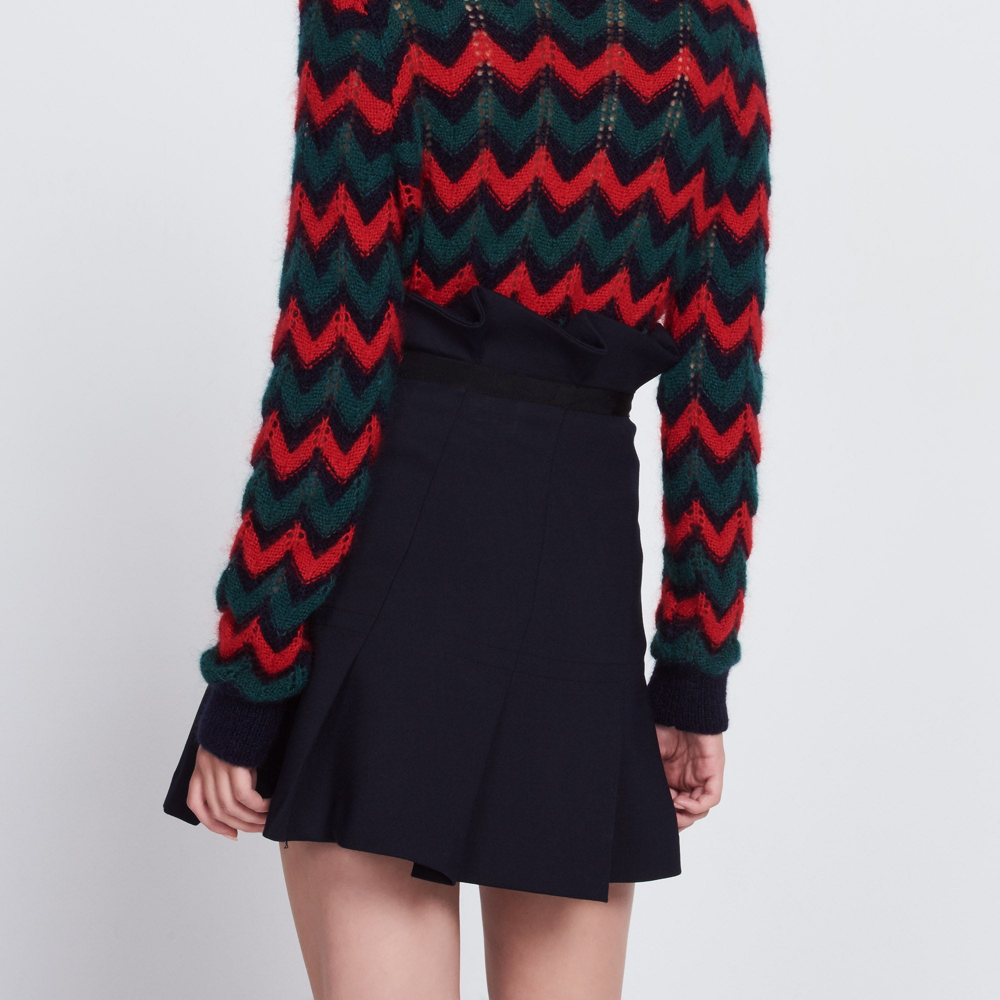 Jupe plissée avec nœud Sandro seconde main