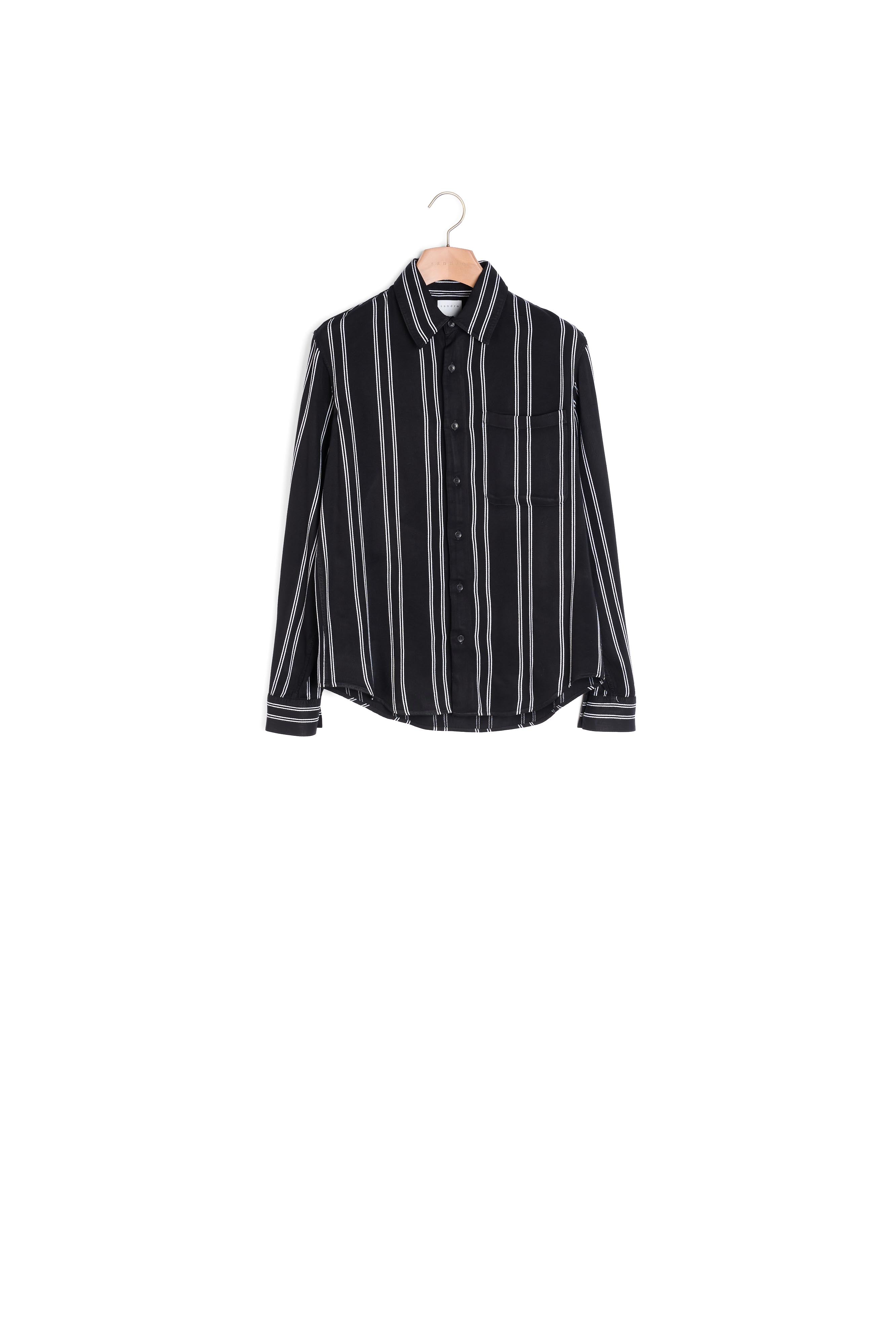 Chemise fluide rayée Sandro seconde main