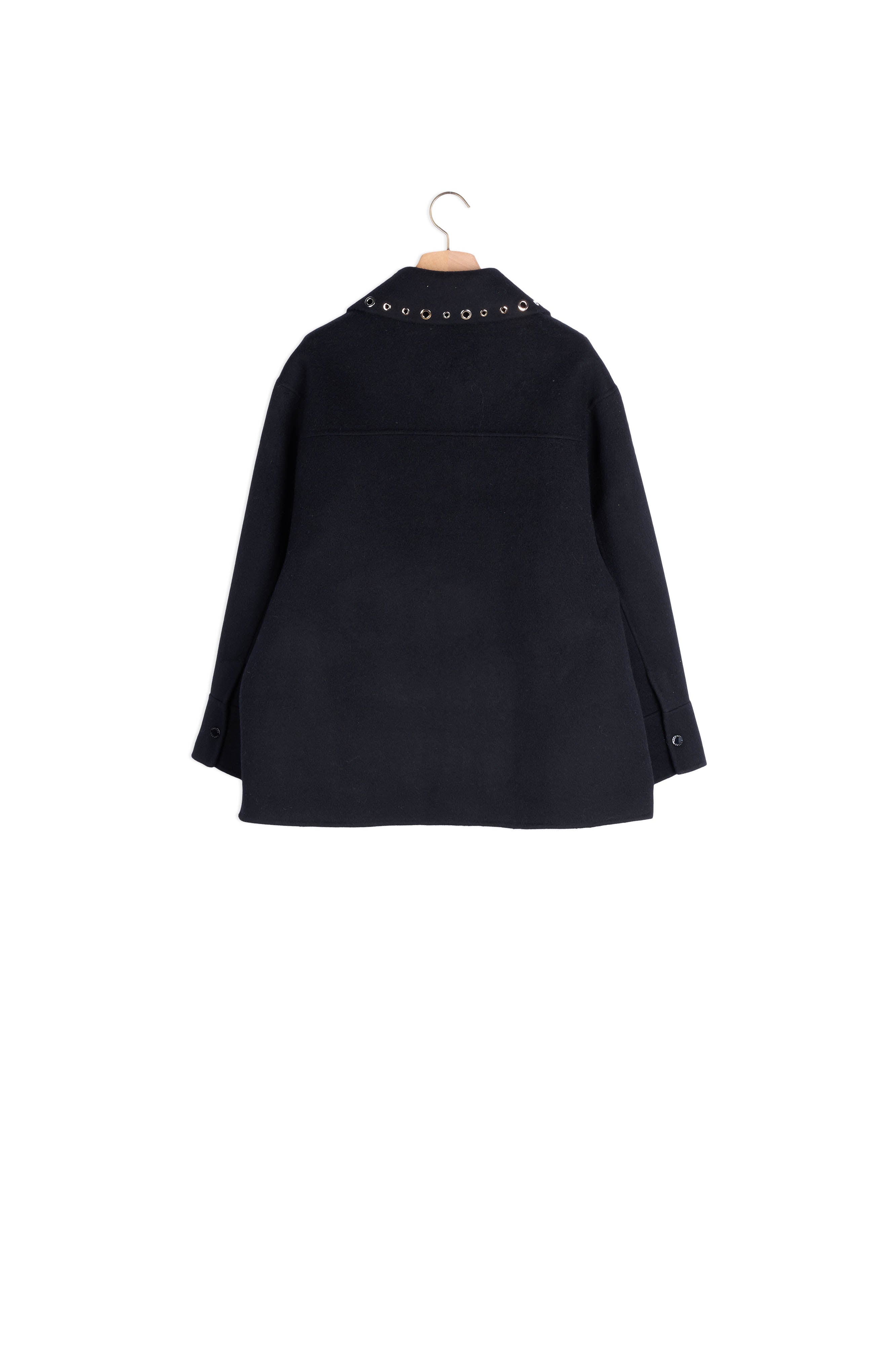 Manteau en laine orné d'œillets Sandro seconde main