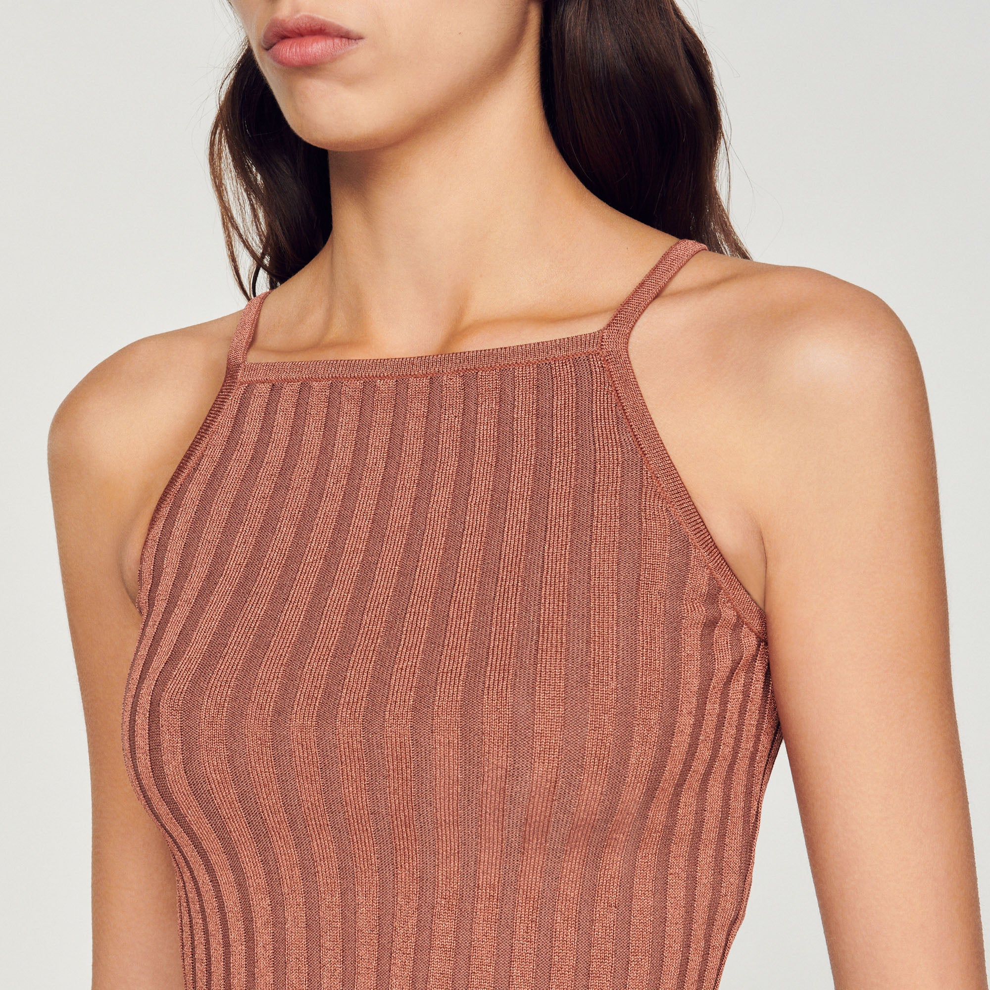 Débardeur côtelé Sandro seconde main