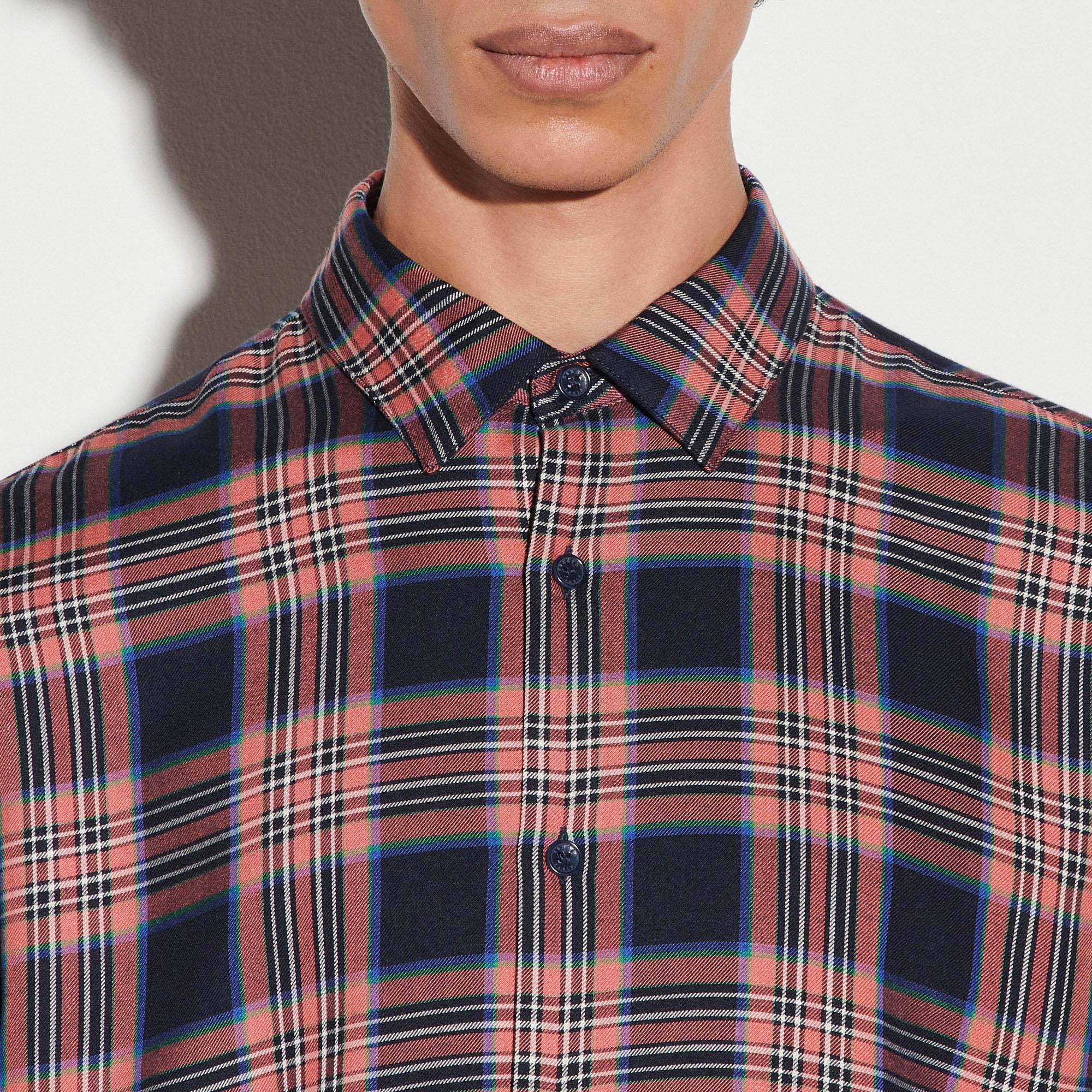 Chemise à carreaux Sandro seconde main