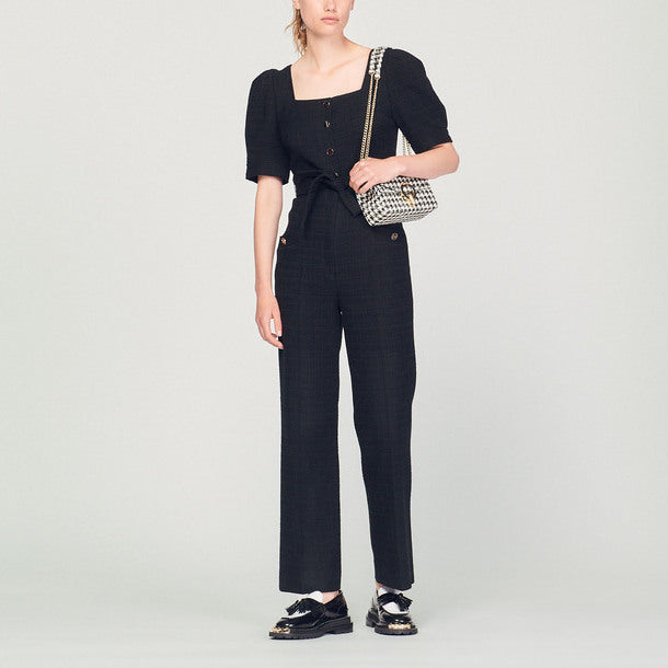 Combipantalon en tweed Sandro seconde main