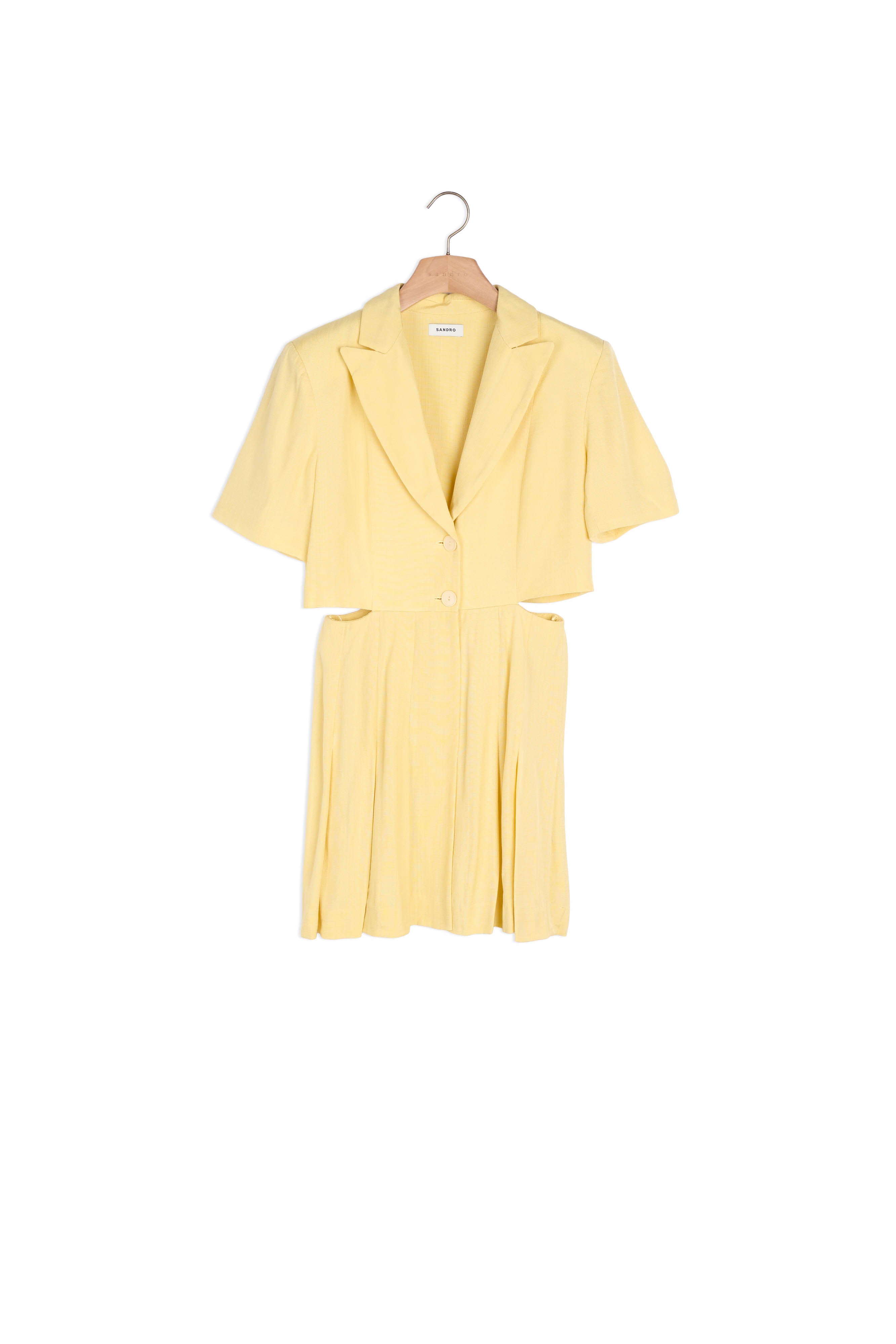 Robe Jaune citron Sandro seconde main