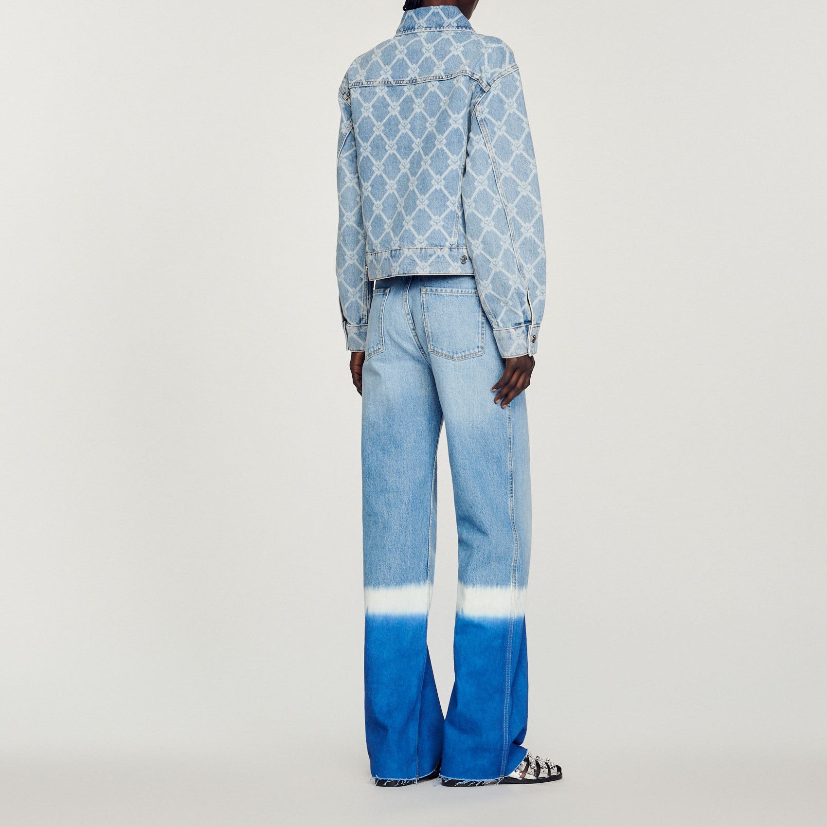 Blouson en Jean Sandro seconde main