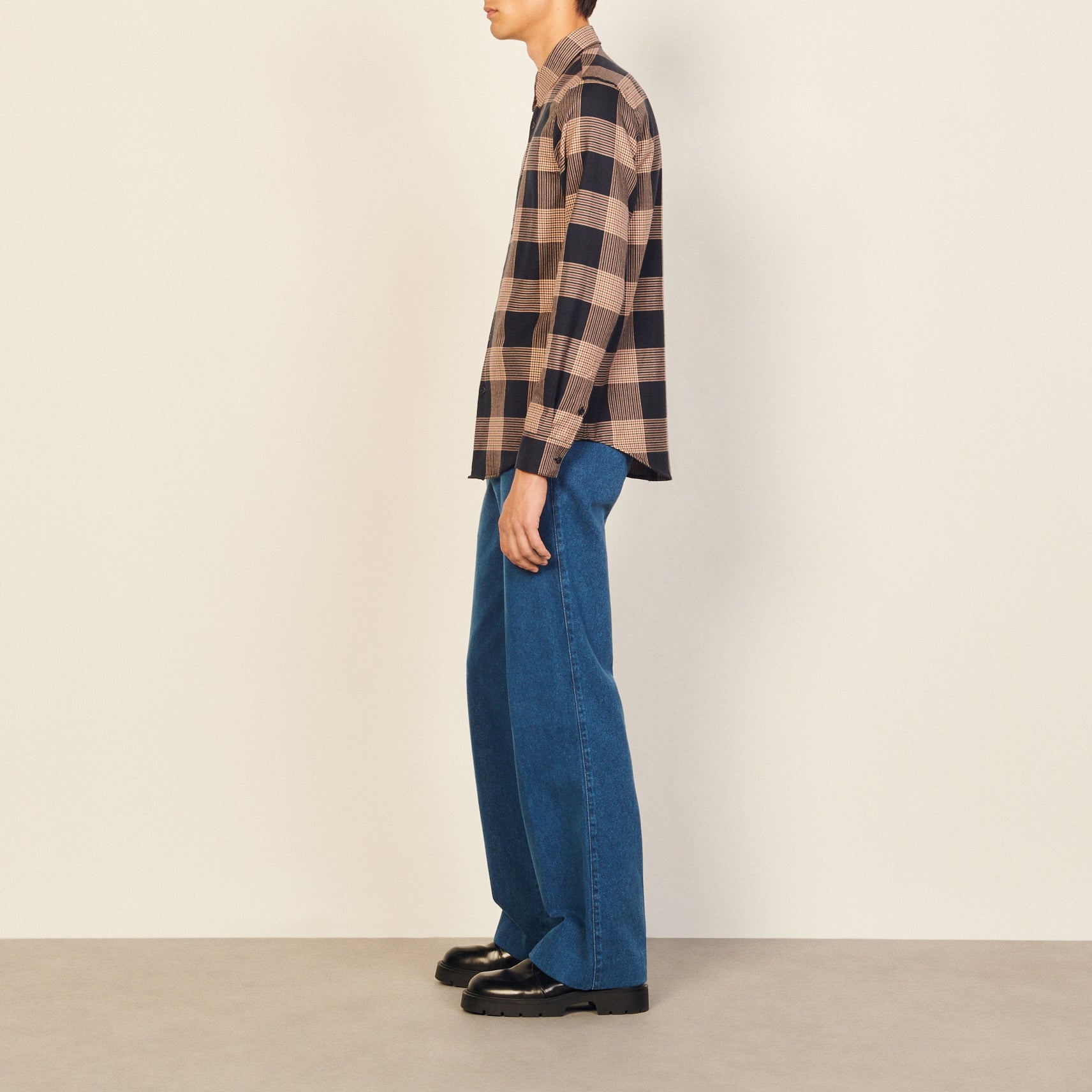 Chemise Marine Sandro seconde main