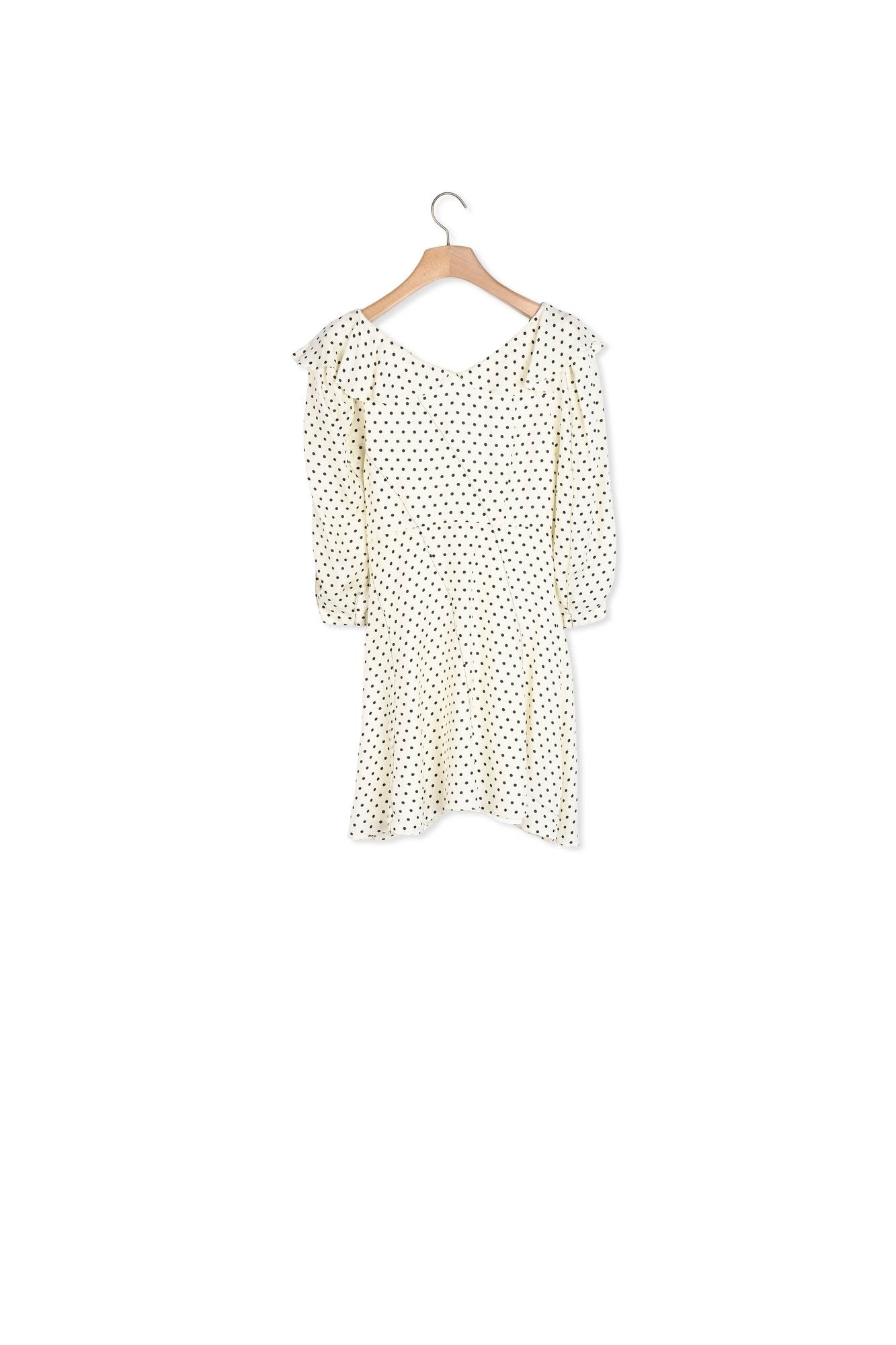 Robe courte à imprimé pois Sandro seconde main