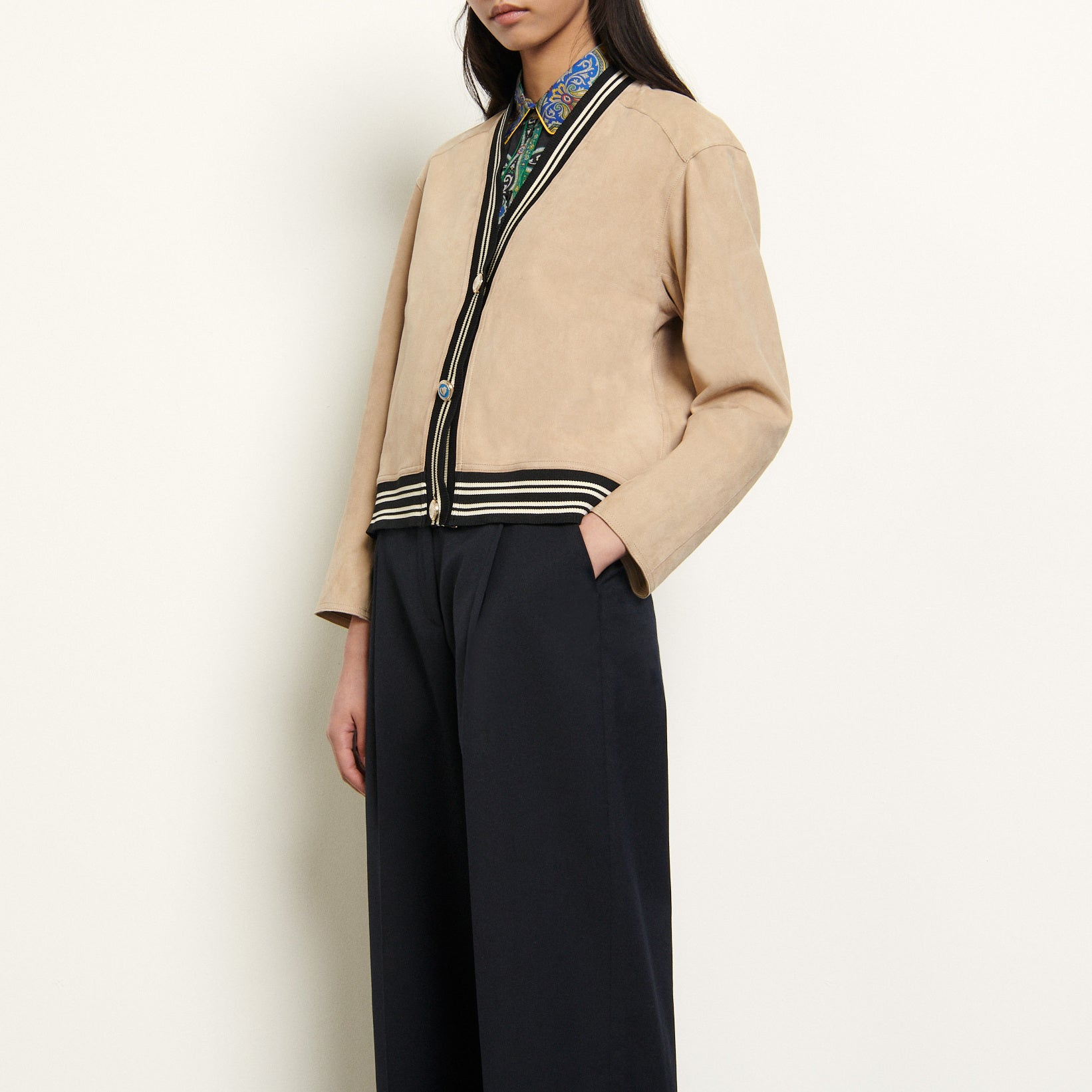 Veste façon Cardigan Sandro seconde main