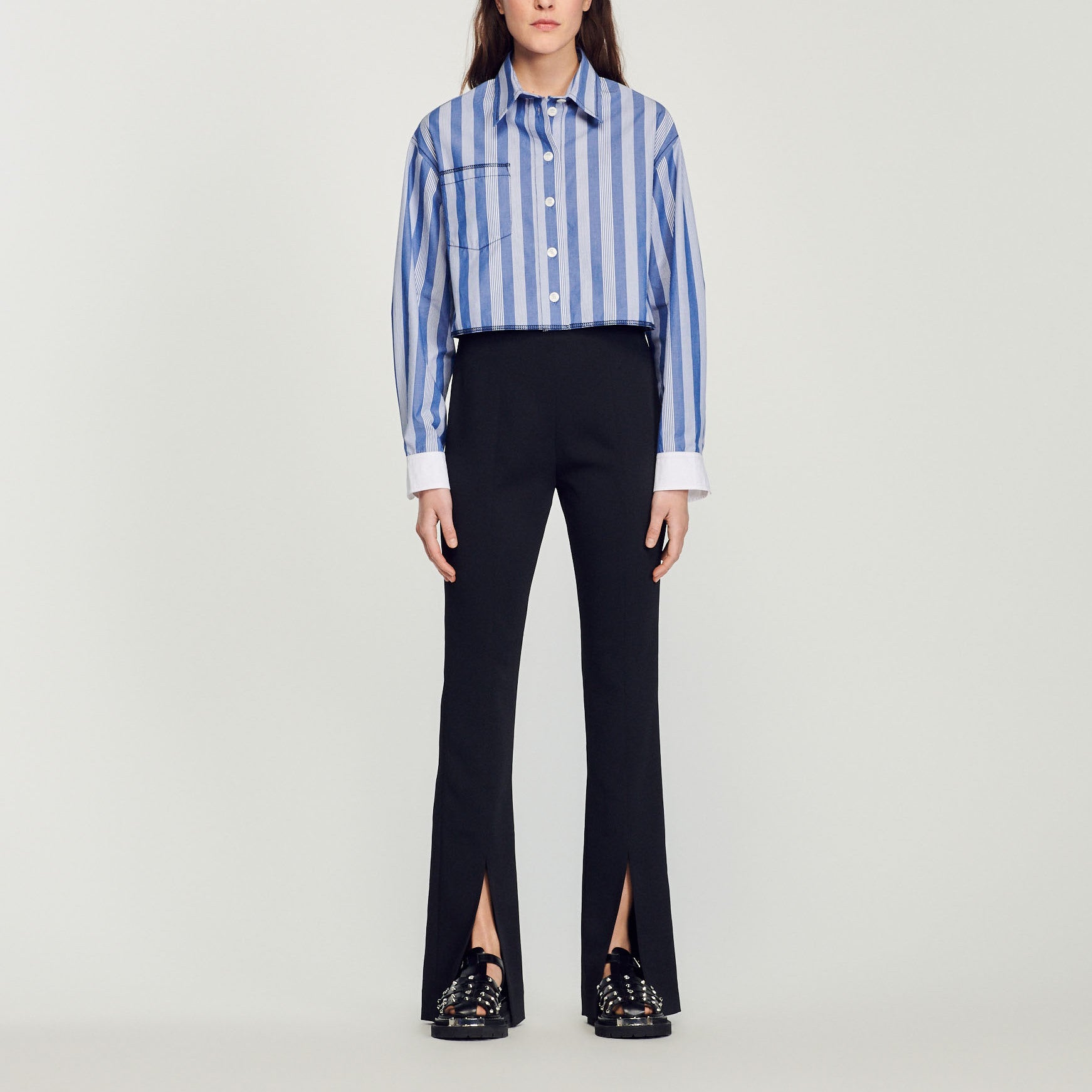 Pantalon évasé Sandro seconde main