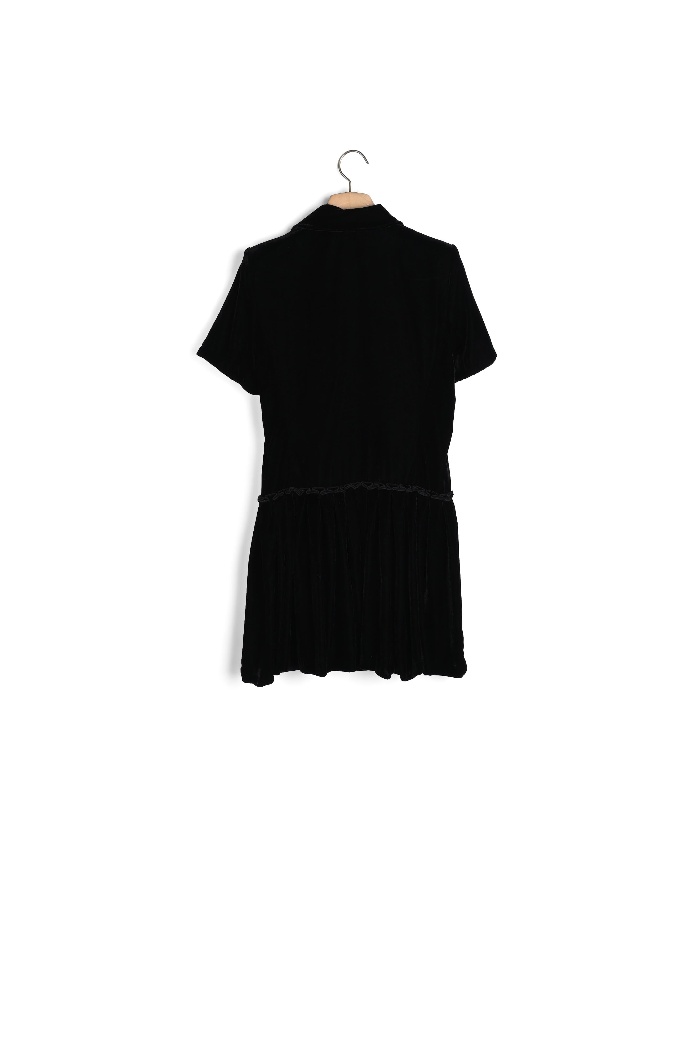 Robe courte en velours Sandro seconde main