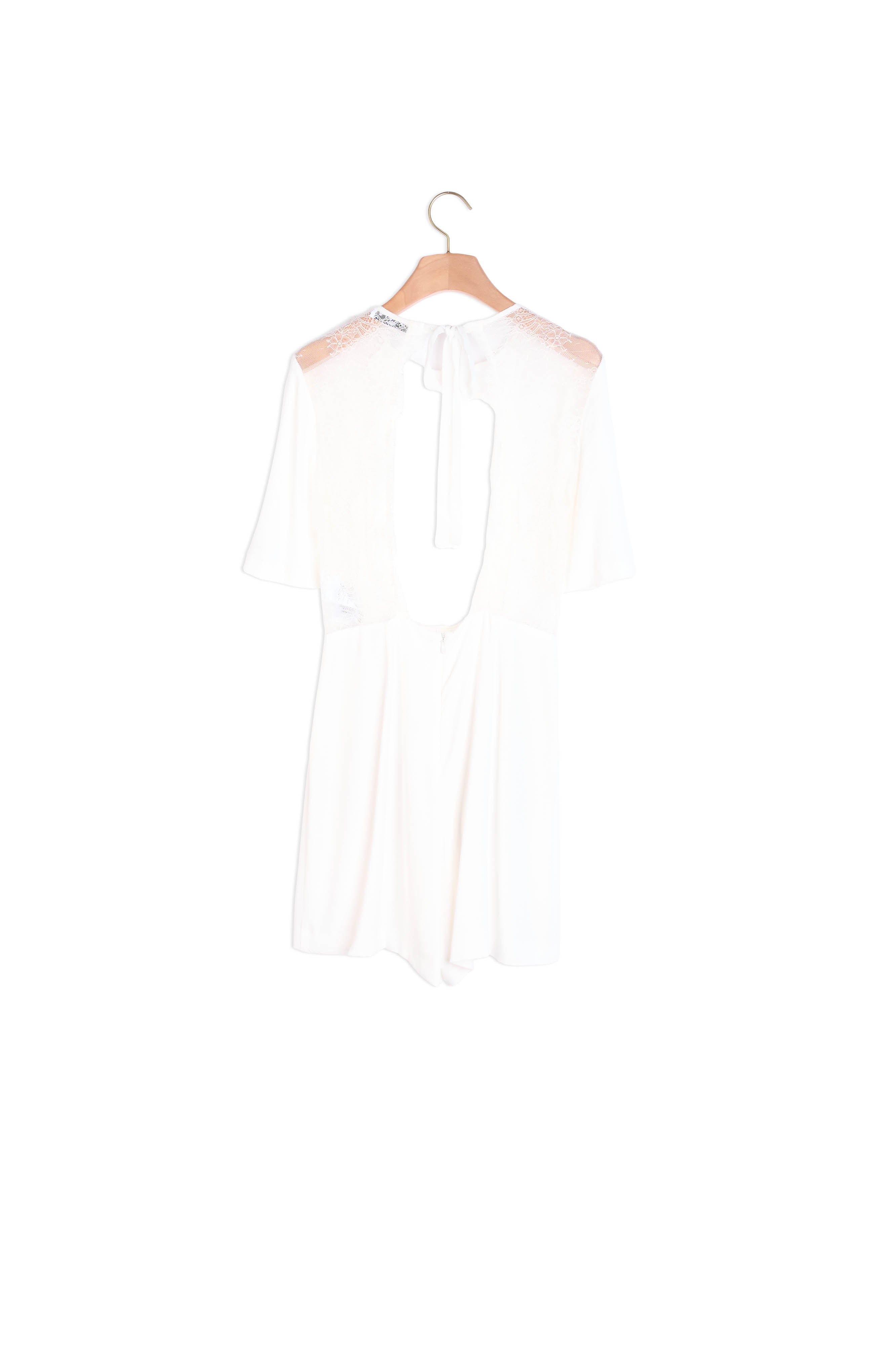 CombiShort insert de dentelle dos ouvert Sandro seconde main