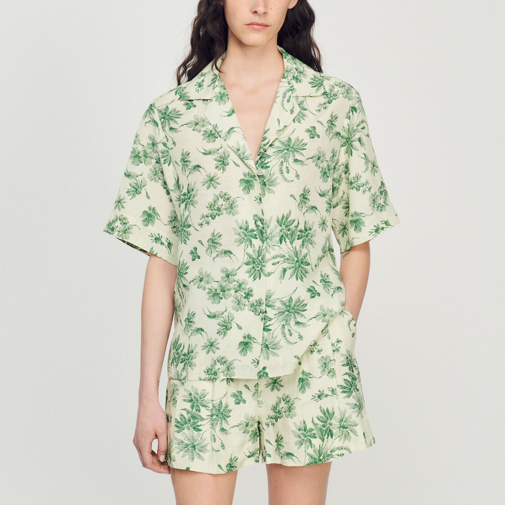 Chemise large imprimée Sandro seconde main