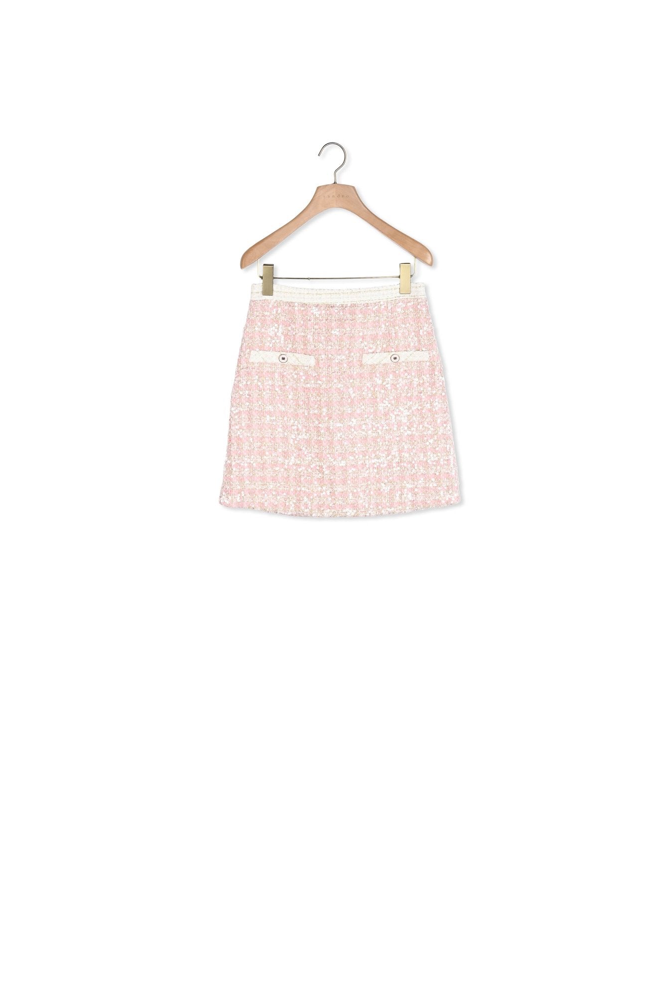 Jupe courte en tweed Sandro seconde main