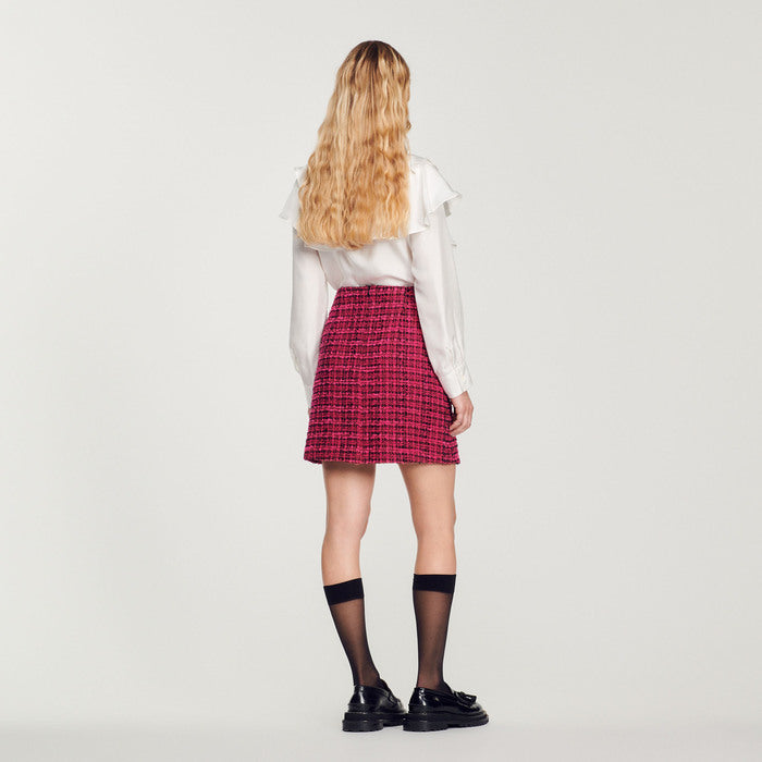 Jupe courte en tweed Sandro seconde main