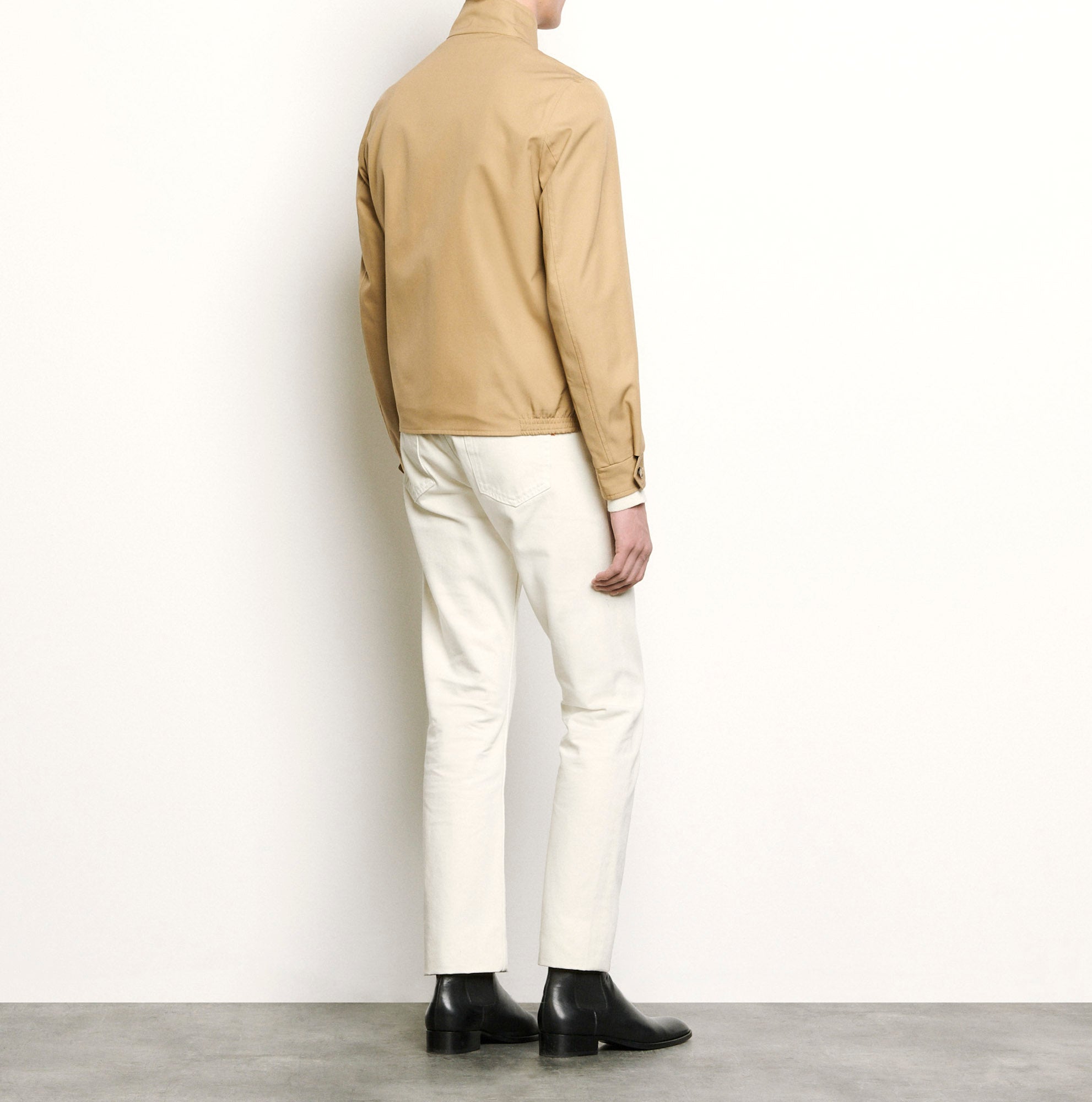 Blouson zippé en coton Sandro seconde main