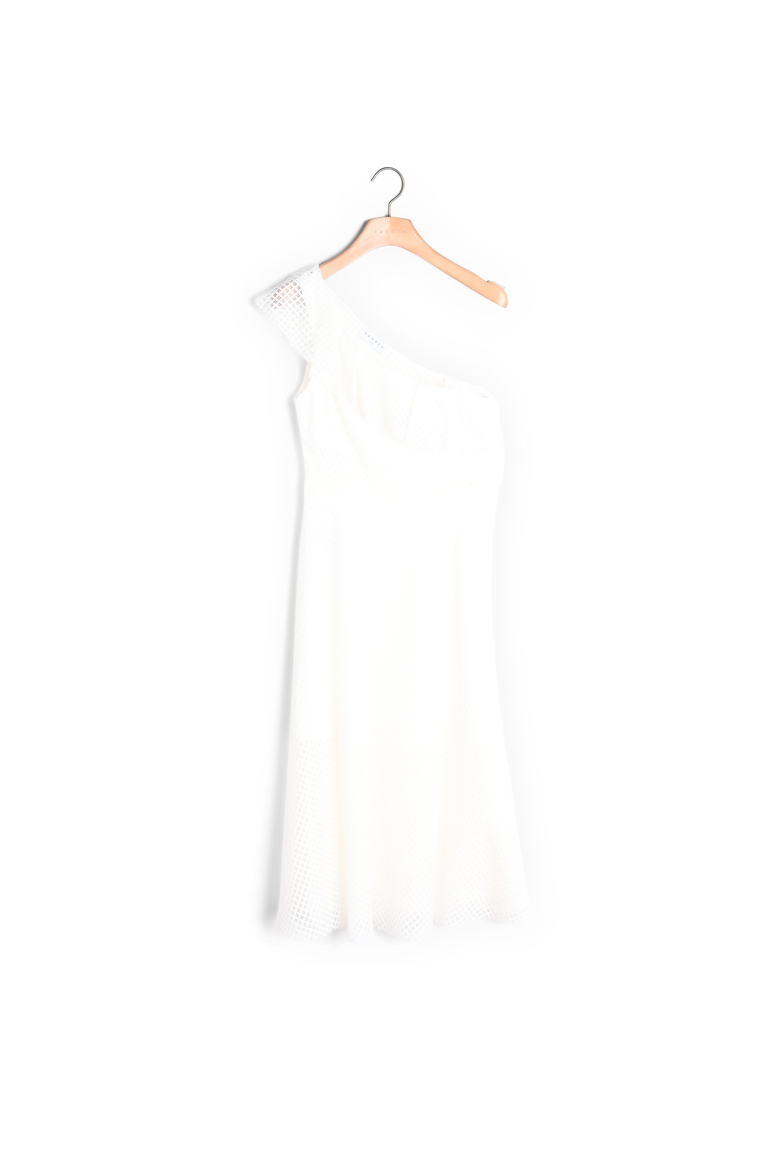 Robe asymétrique matière texturée Sandro seconde main