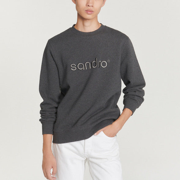 Sweat à col rond Sandro seconde main