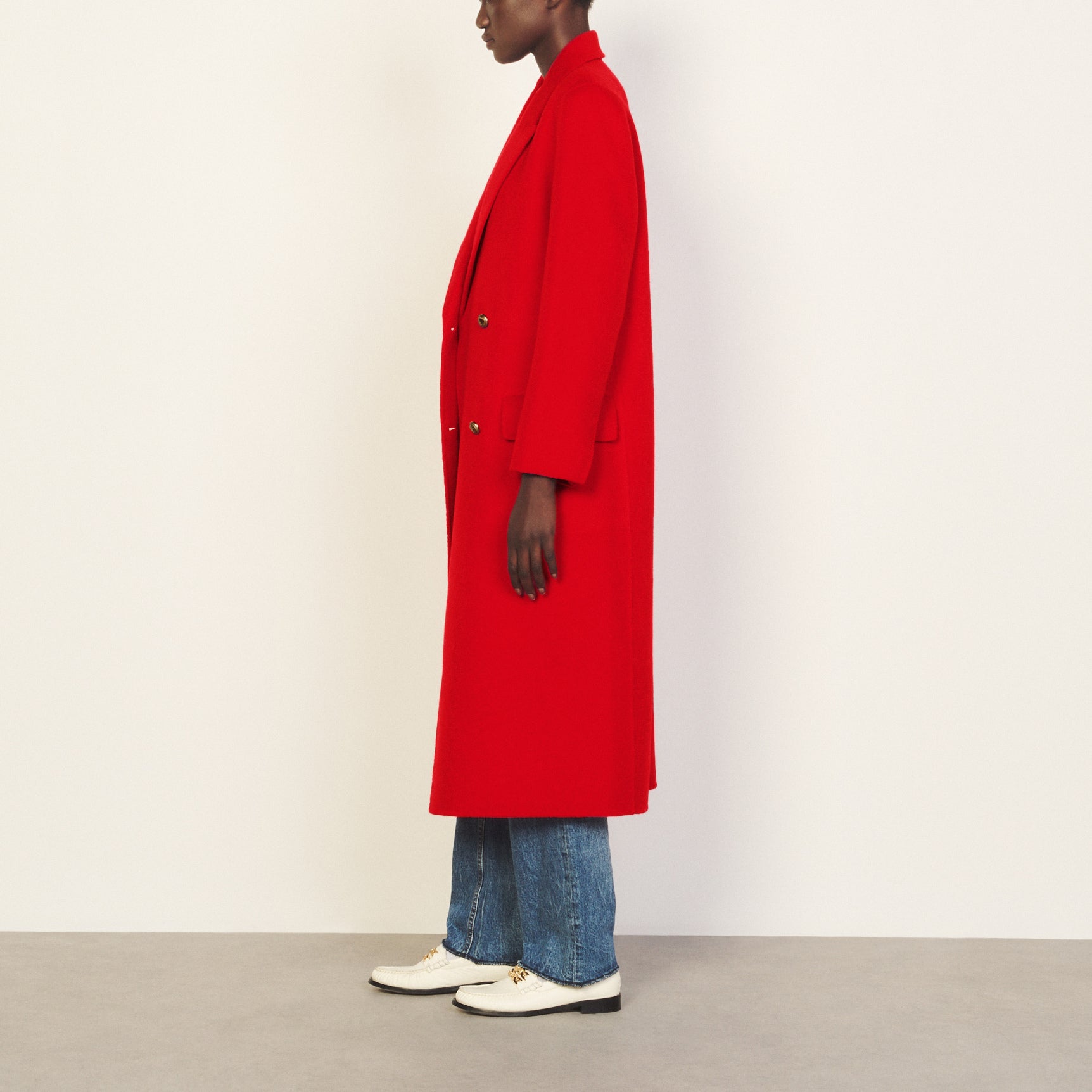 Outerwear Rouge Sandro seconde main