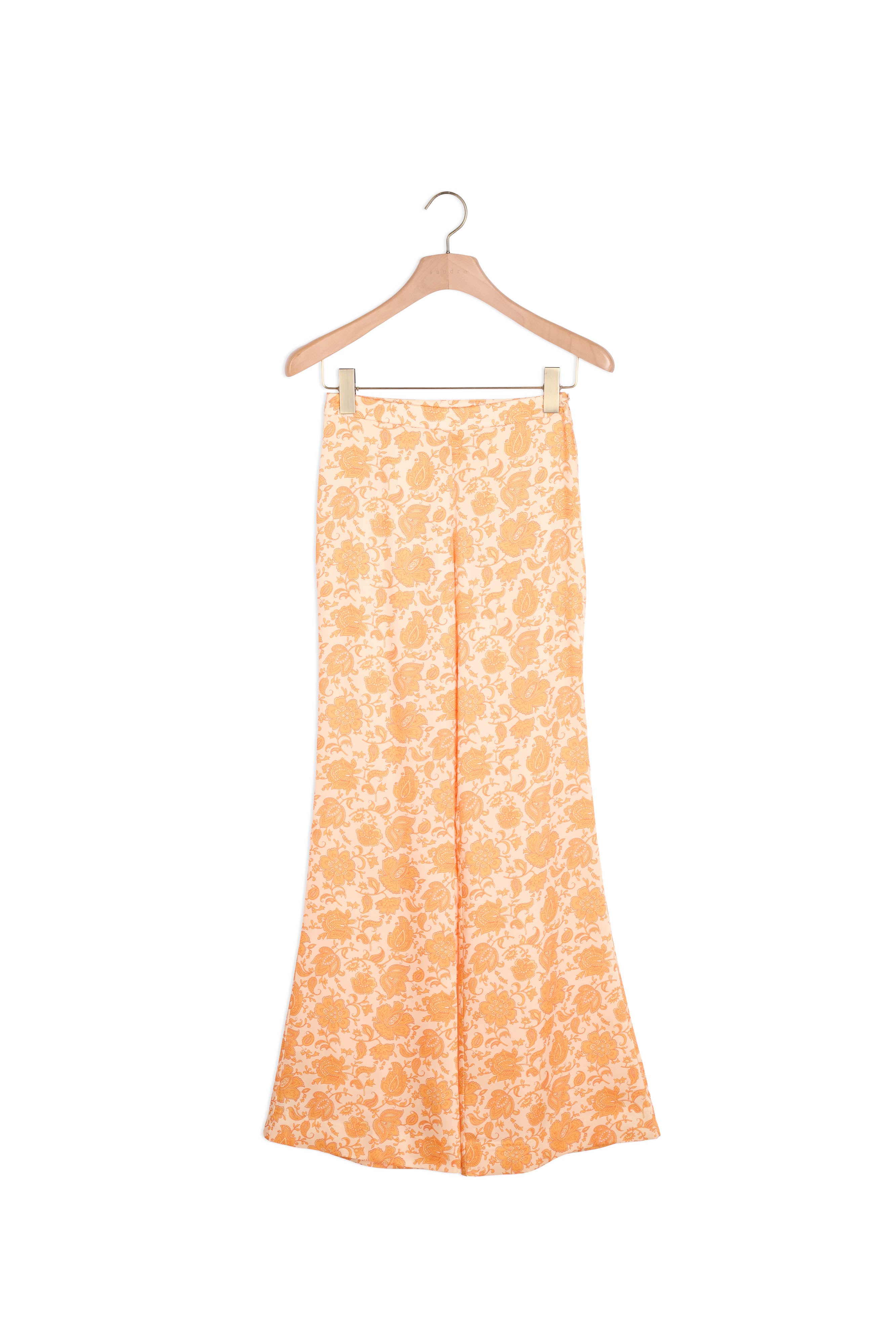 Pantalon fluide imprimé Sandro seconde main