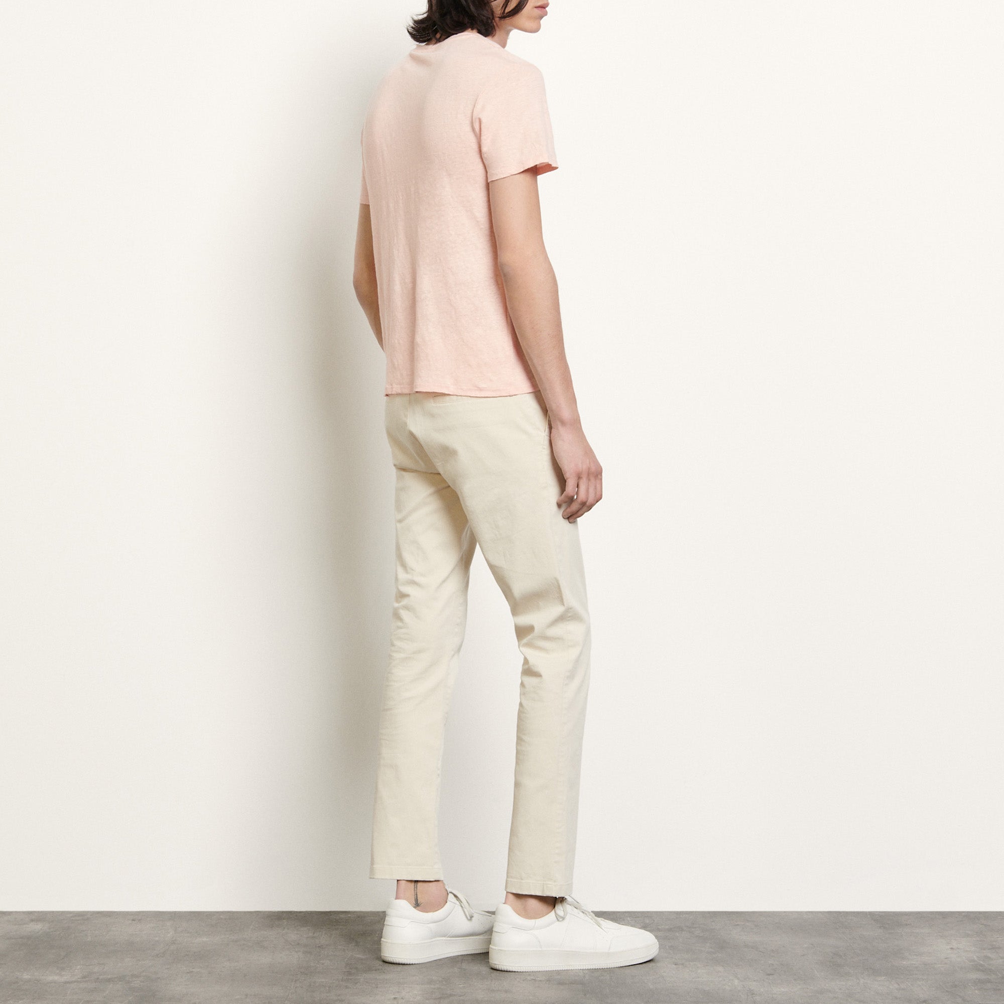 T-shirt en lin Sandro seconde main