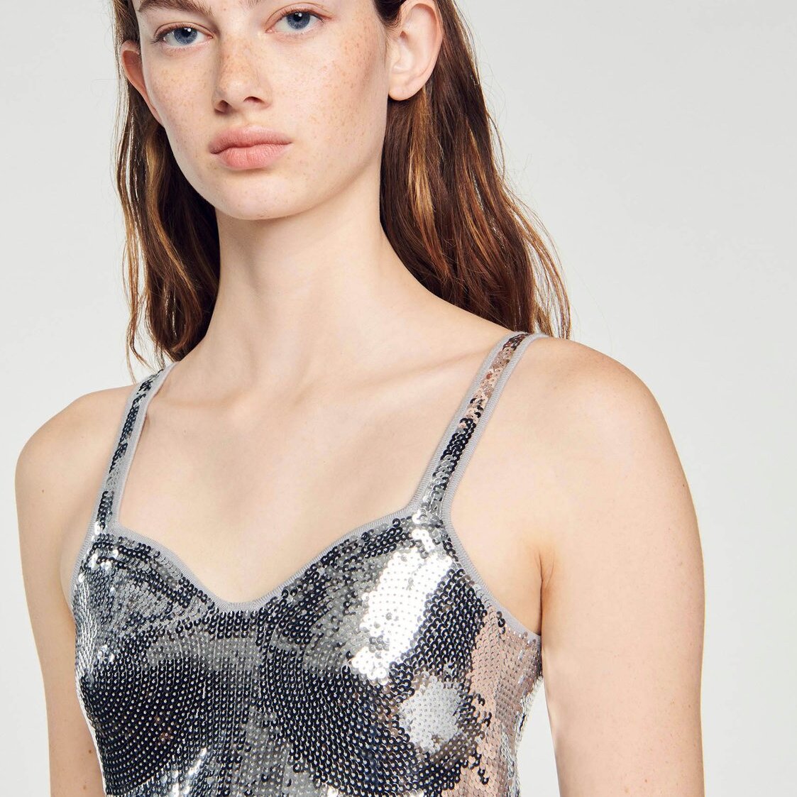 Brassière à sequins Sandro seconde main