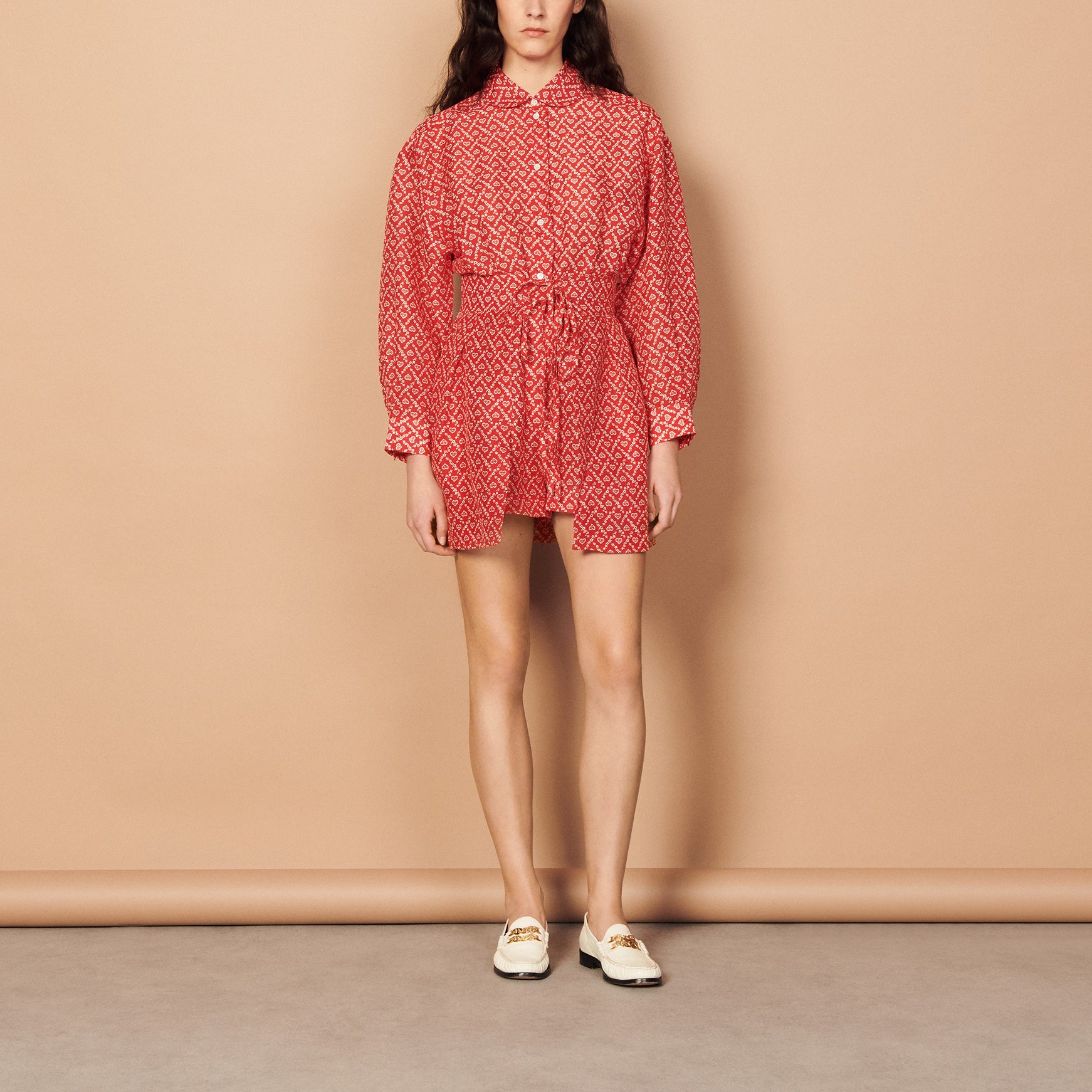 Combinaison Short imprimée Sandro seconde main