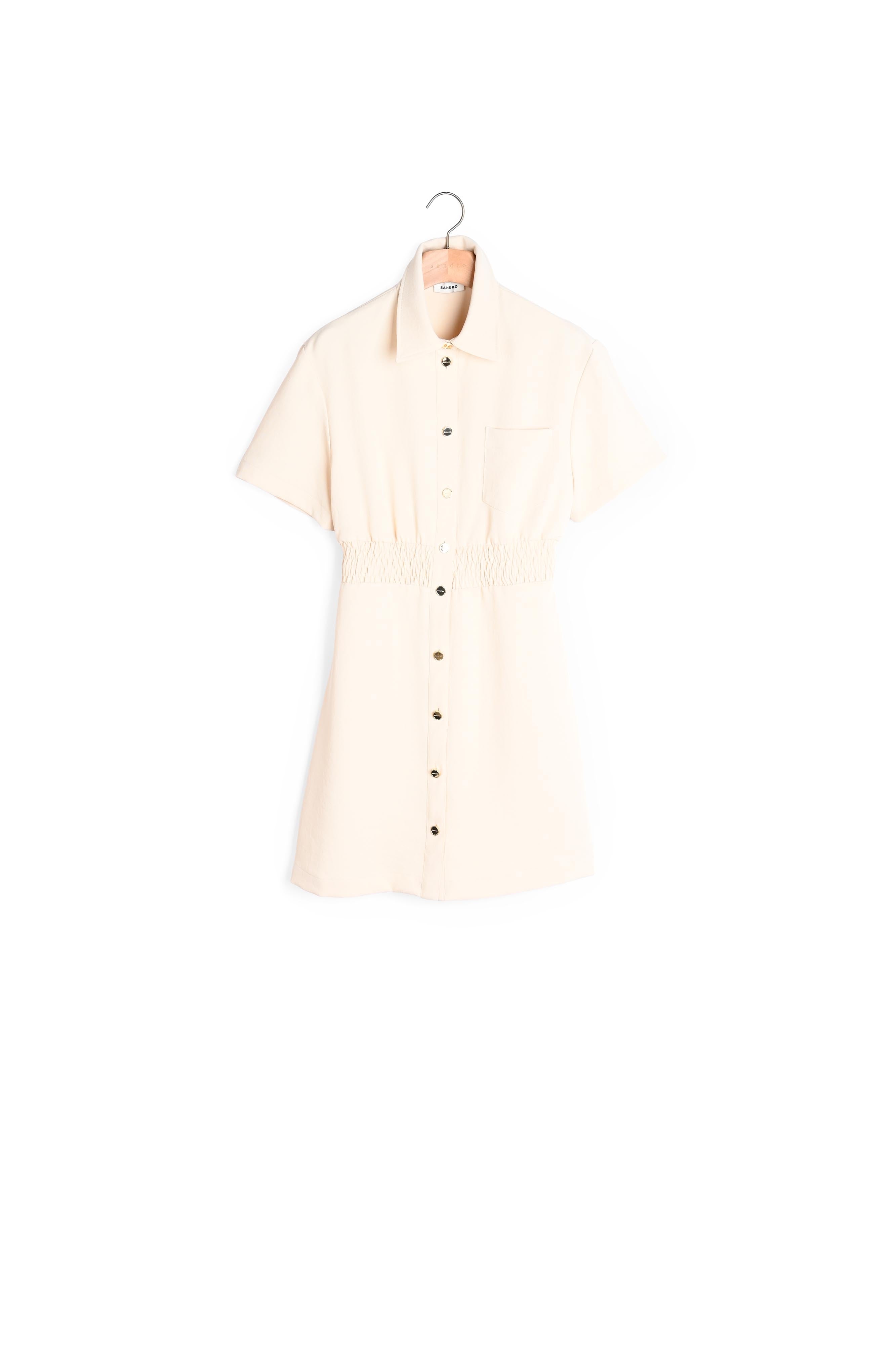 Robe courte boutonnée Sandro seconde main