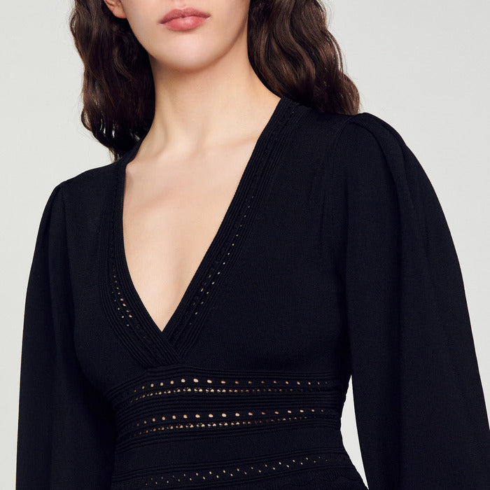 Robe courte à volants Sandro seconde main