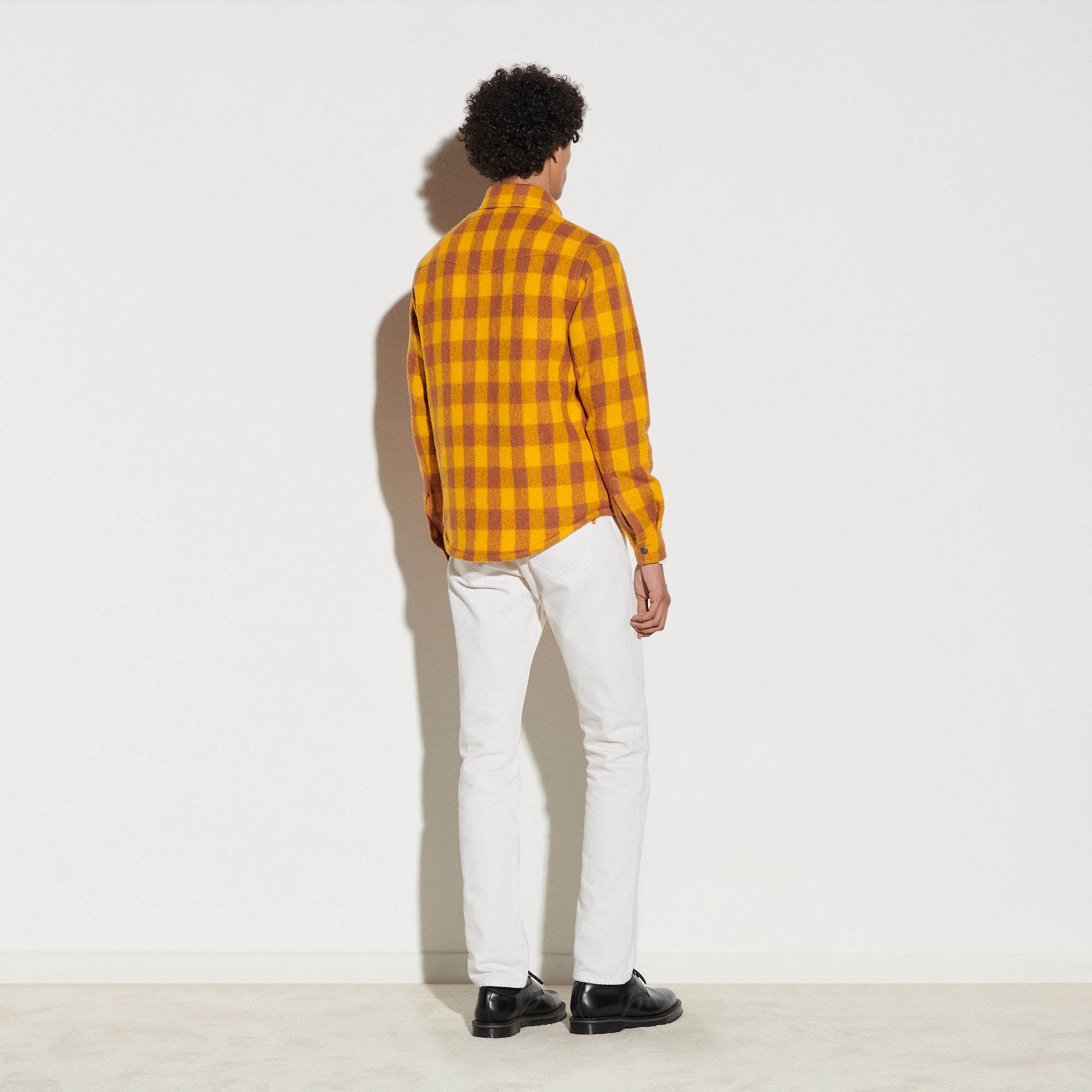 Blouson à carreaux Sandro seconde main