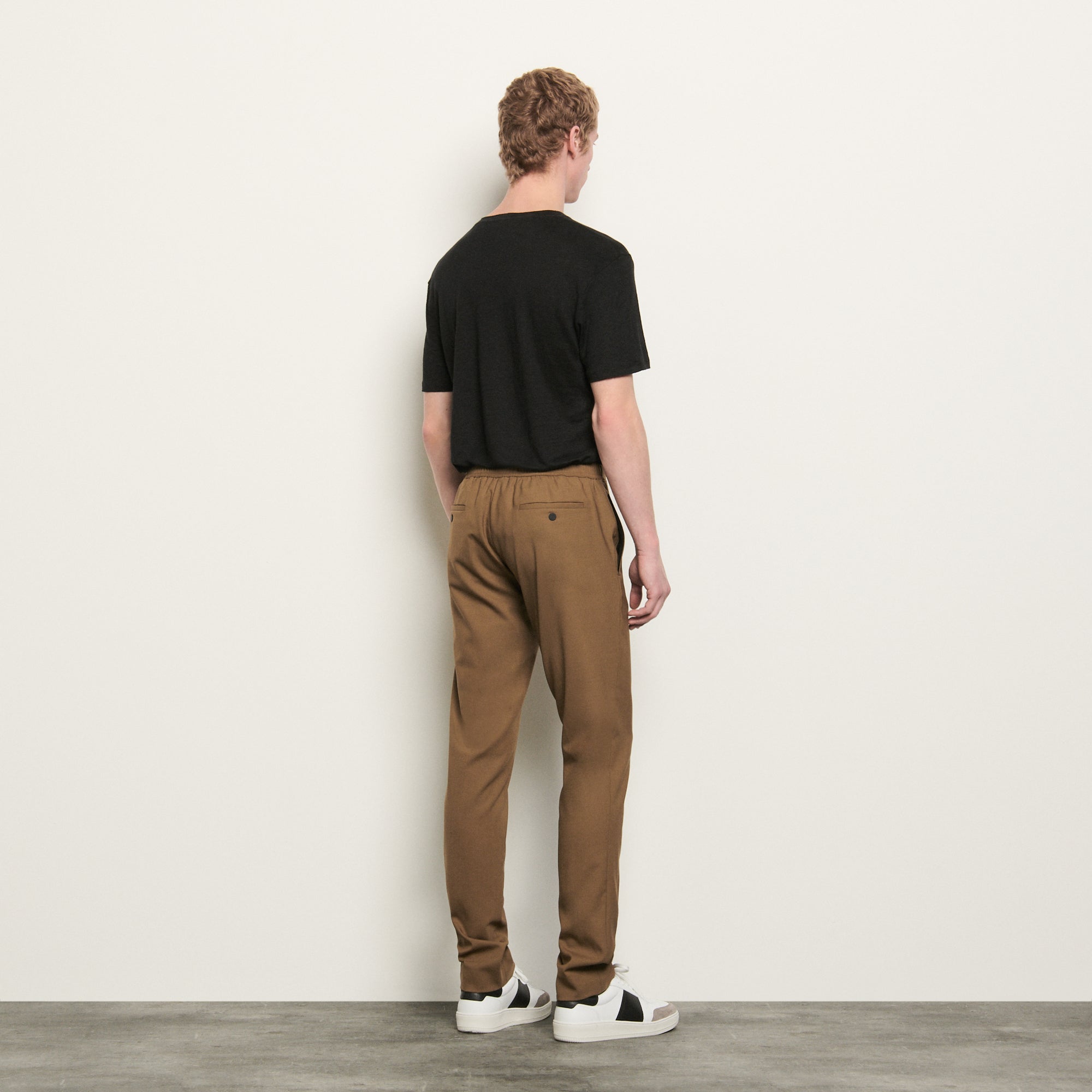 Pantalon à ceinture élastiquée Sandro seconde main