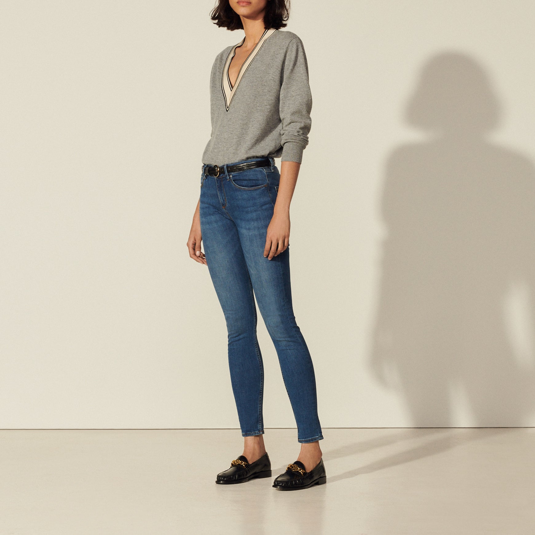 Jean slim bleu Sandro seconde main