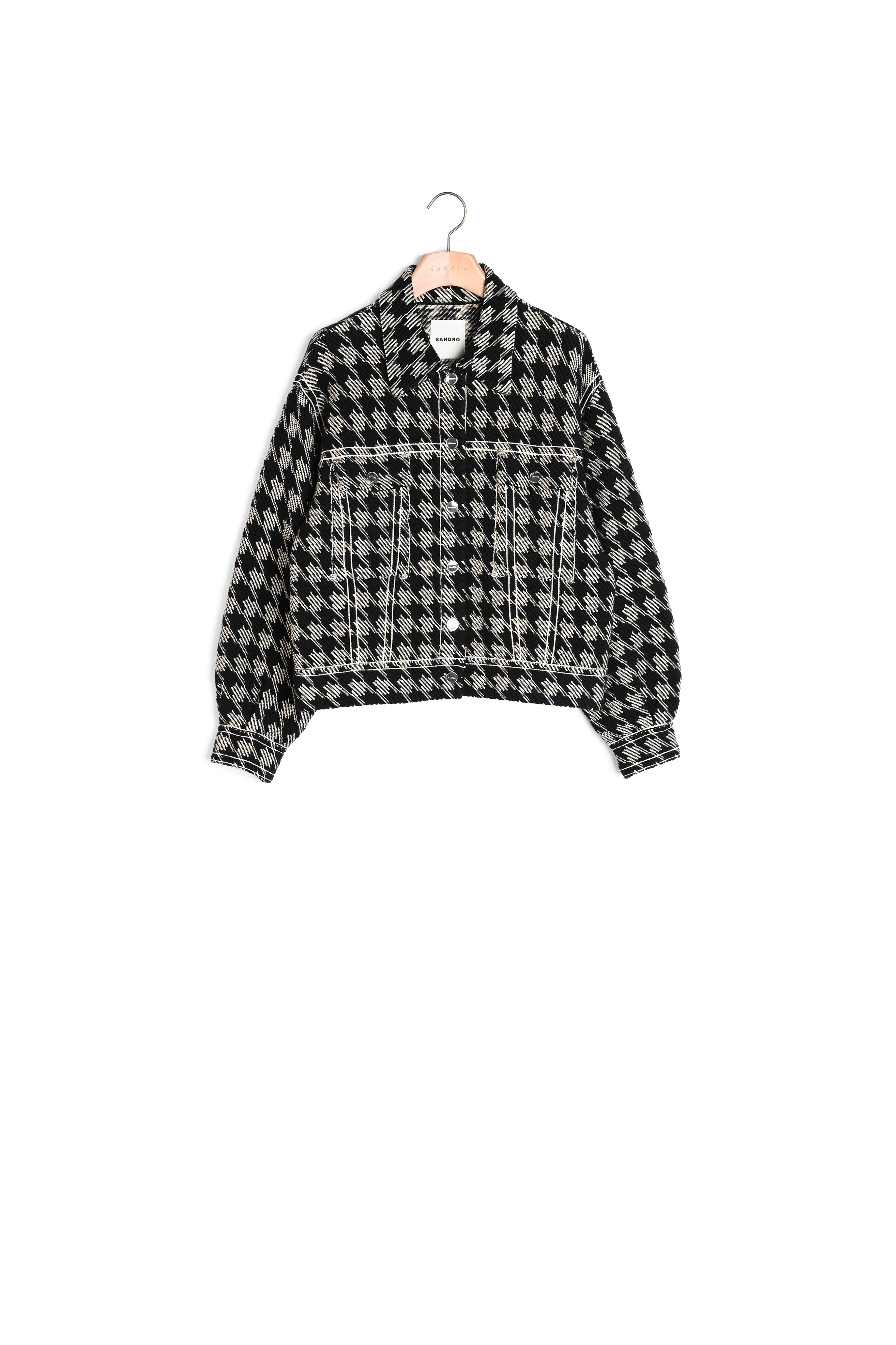 Veste pied de poule Sandro seconde main