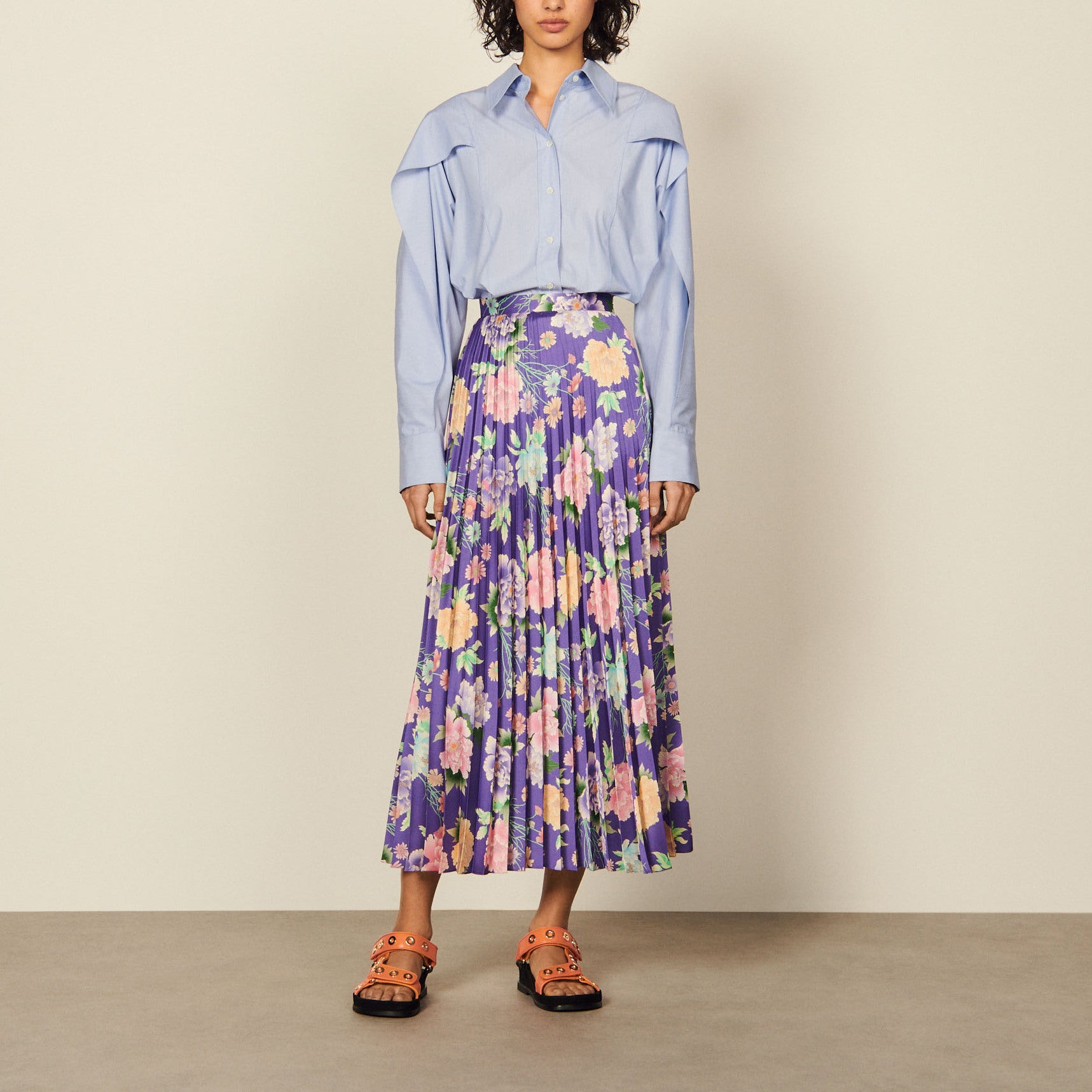 Jupe Violet Sandro seconde main